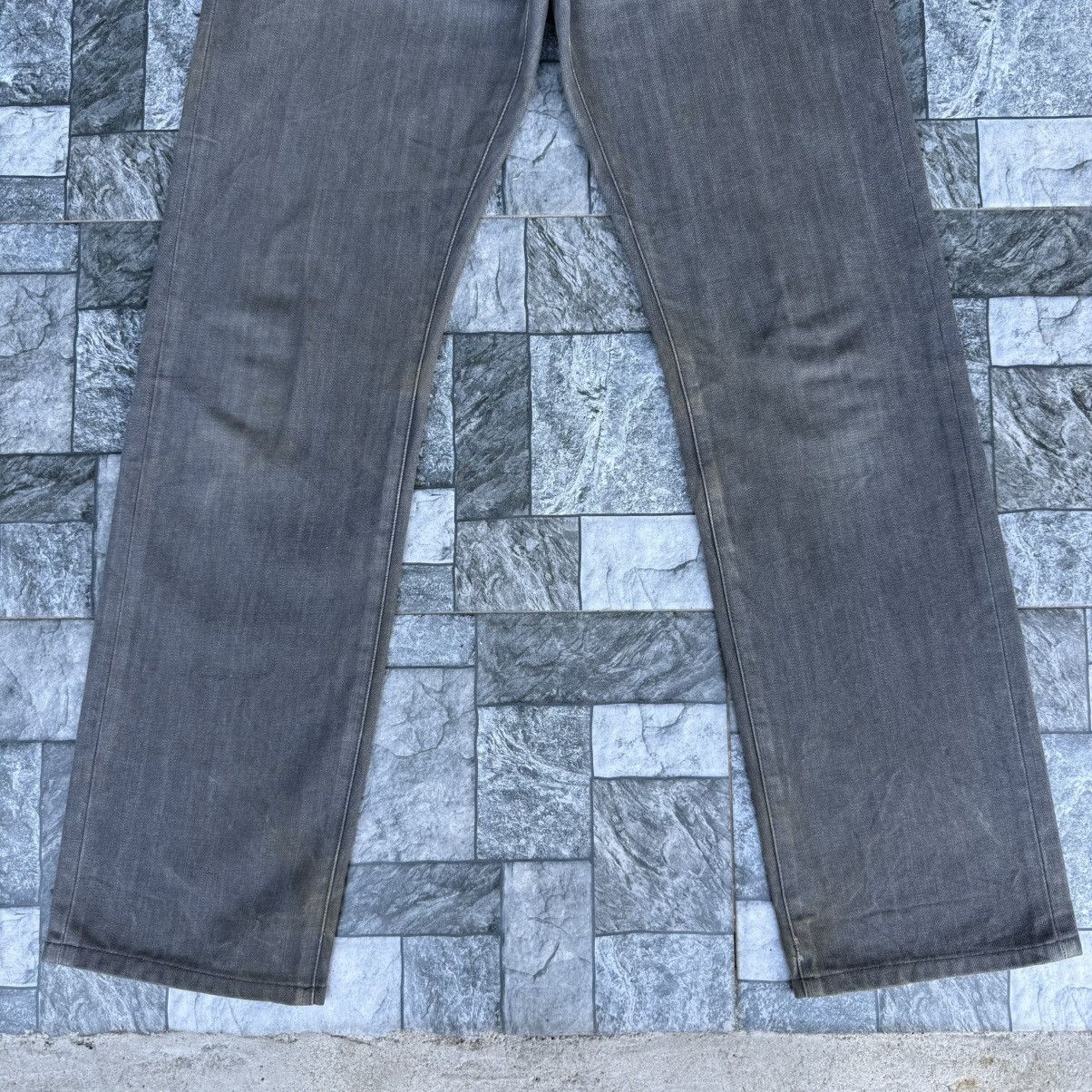 Japanese Brand W32 Vintage Japanese Brand Faded Black Denim Jean Pants Size US 32 / EU 48 - 3 Thumbnail