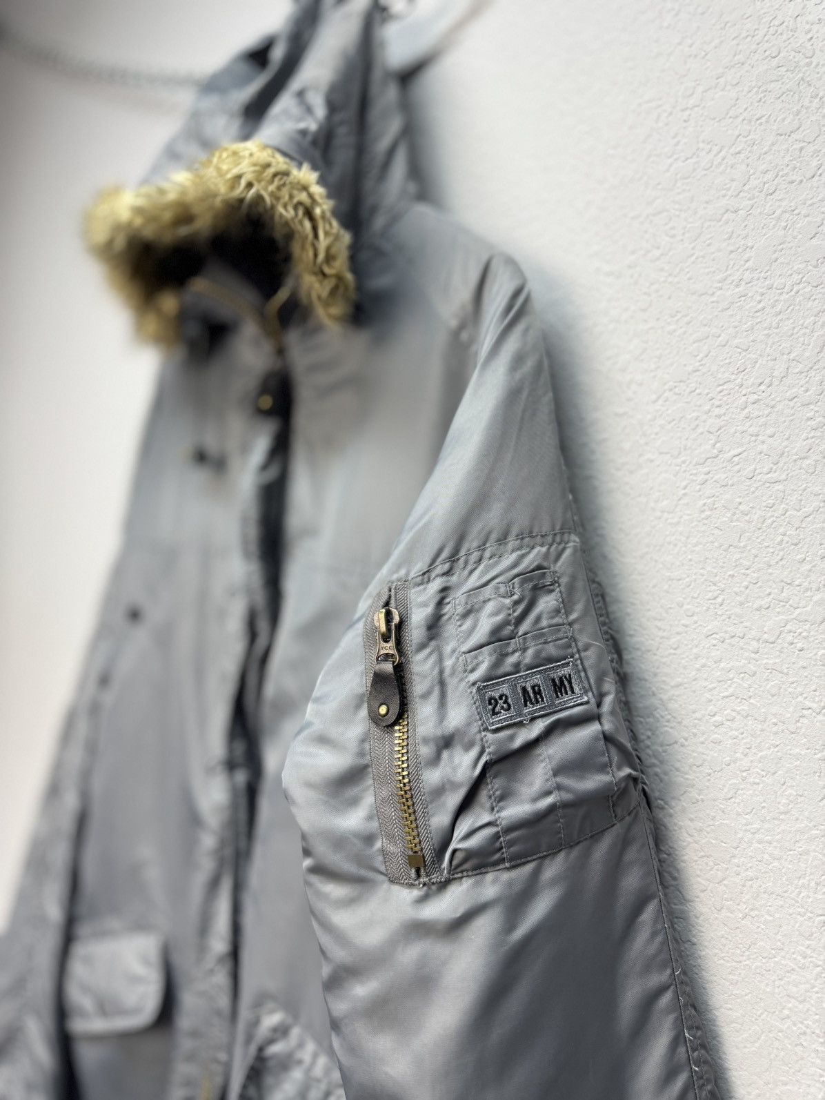 If Six Was Nine WOW😻 Vintage Fur JACKET Mohair LGB HOODIE JAPAN CANADA GOOSE Size US XL / EU 56 / 4 - 4 Thumbnail