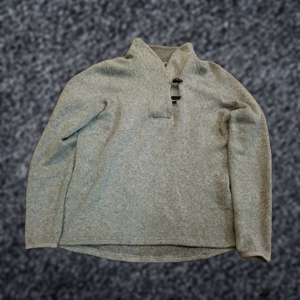 The North Face The North Face Shawl Cowl Neck Toggle Pullover Sweater Womens M Gray Size M / US 6-8 / IT 42-44 - 1 Thumbnail