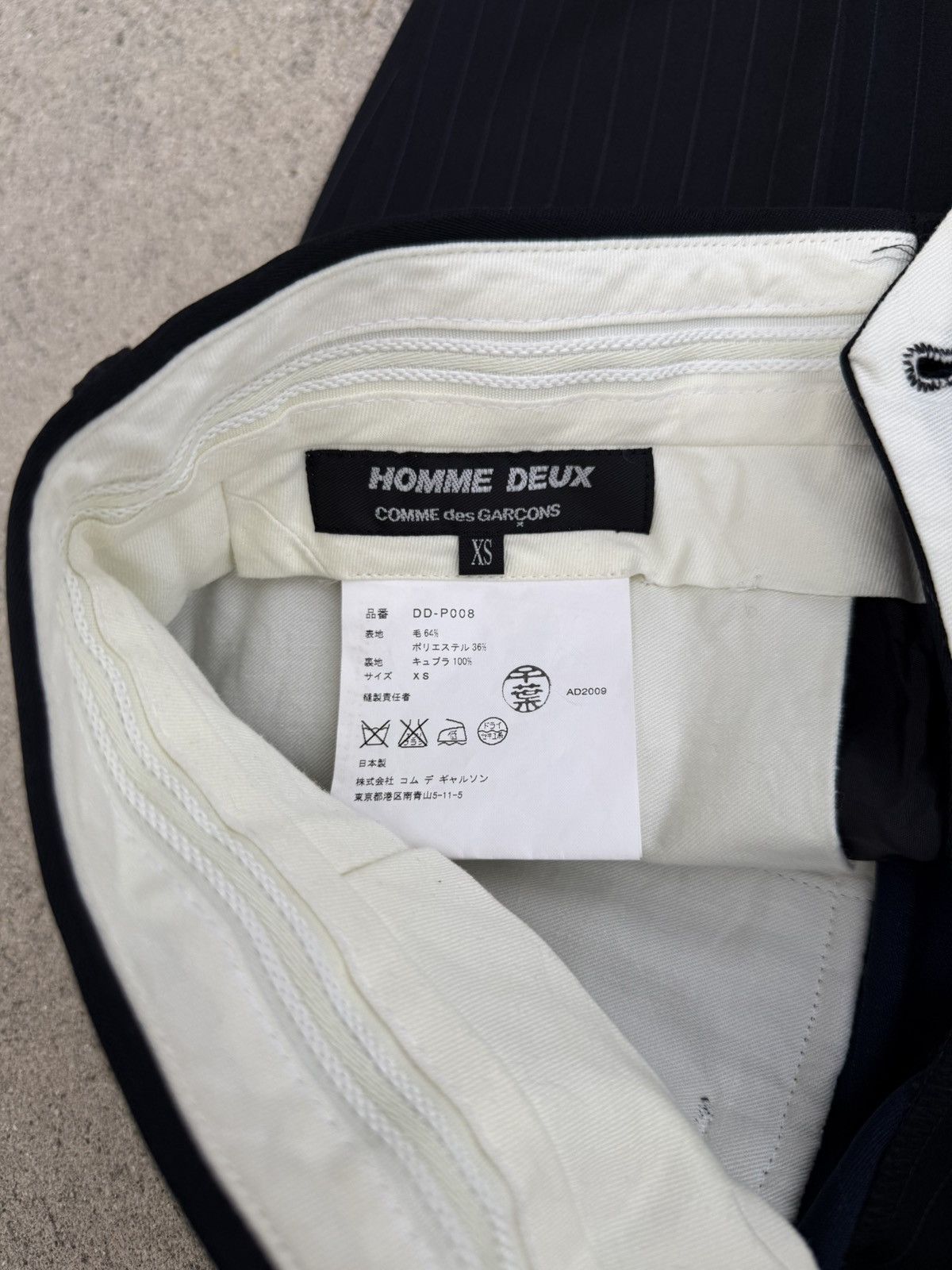 Comme des Garcons Homme Deux Comme des Garcons Homme Deux Trousers Size US 30 / EU 46 - 6 Thumbnail