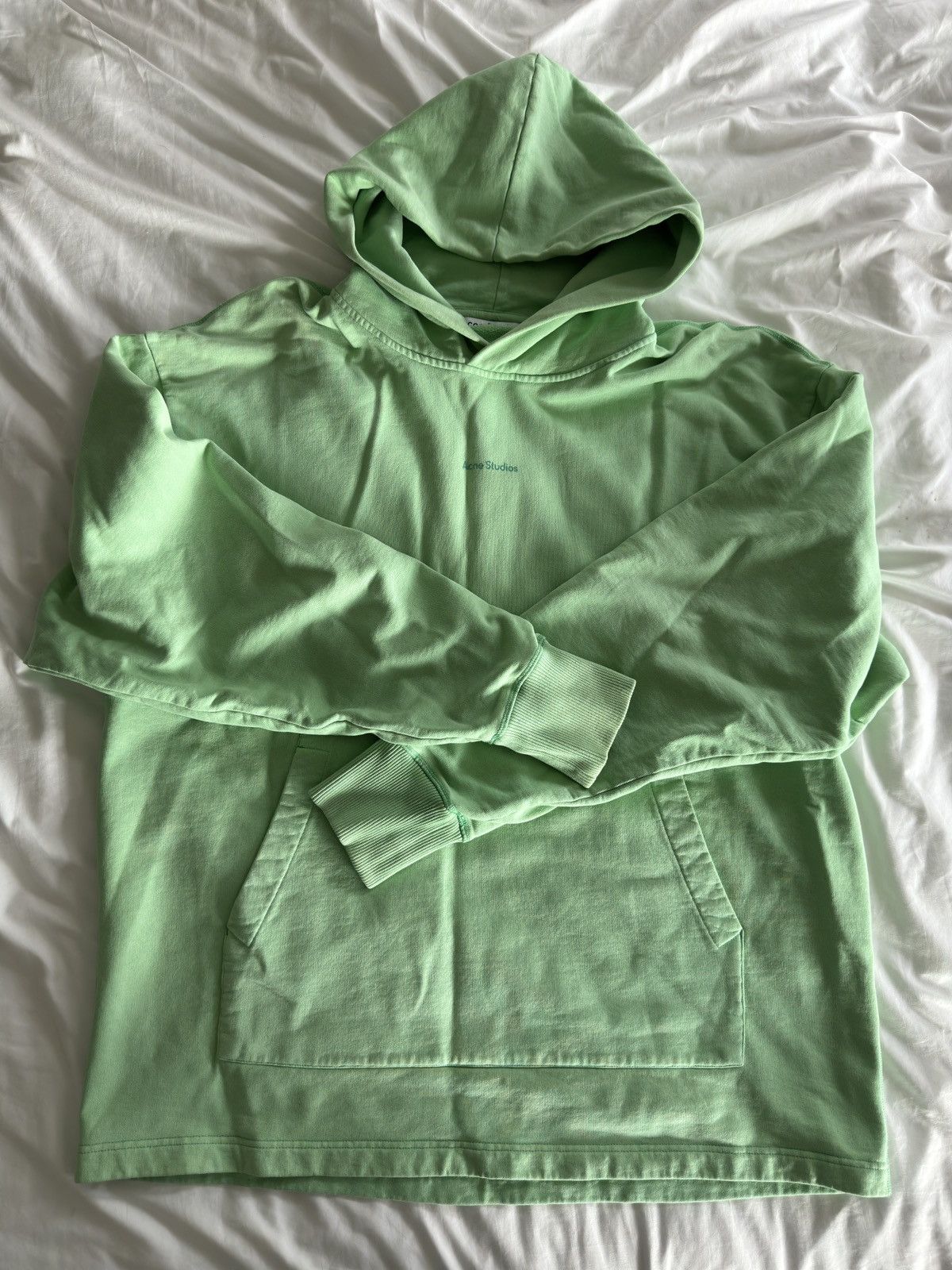 Acne Studios Acne Studios Logo Print Hooded Sweatshirt Size US XL / EU 56 / 4 - 1 Thumbnail