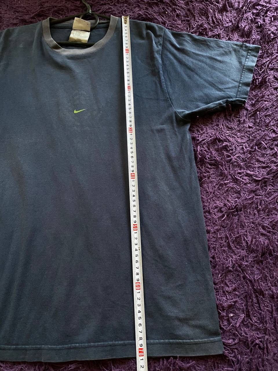 Nike Nike swoosh streetwear vintage tee Size US S / EU 44-46 / 1 - 10 Thumbnail