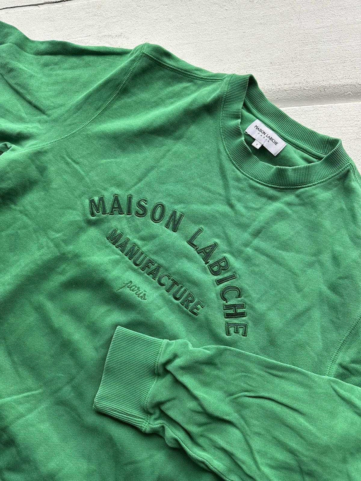 Maison Labiche 🚨MADISON LABICHE GREEN SWEATSHIRT BIG LOGO Size US S / EU 44-46 / 1 - 3 Thumbnail
