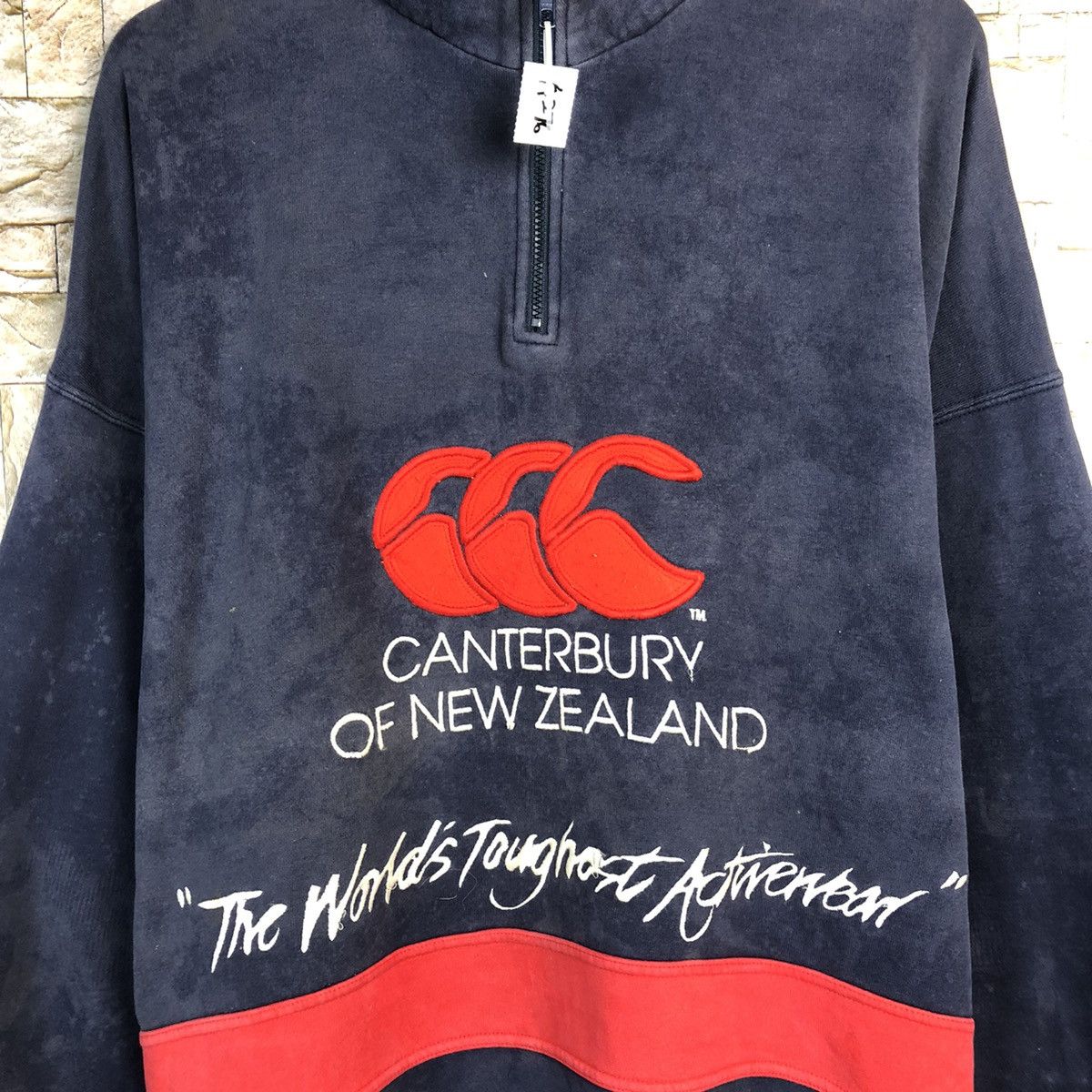 Canterbury of New Zealand Canterbury Newzealand Dark Blue Sweatshirt #A276 Size US L / EU 52-54 / 3 - 5 Thumbnail