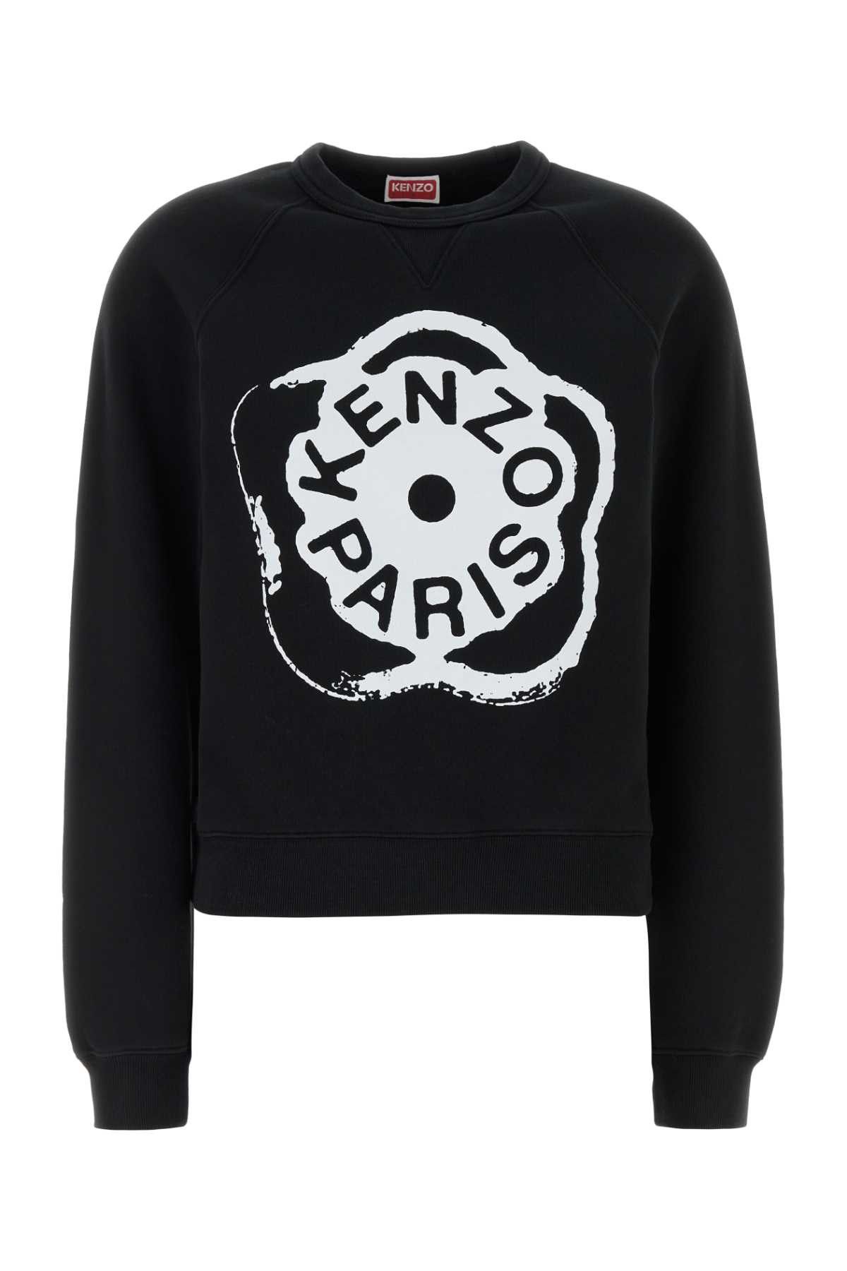 Kenzo Black Cotton Sweatshirt Size XS / US 0-2 / IT 36-38 - 1 Thumbnail