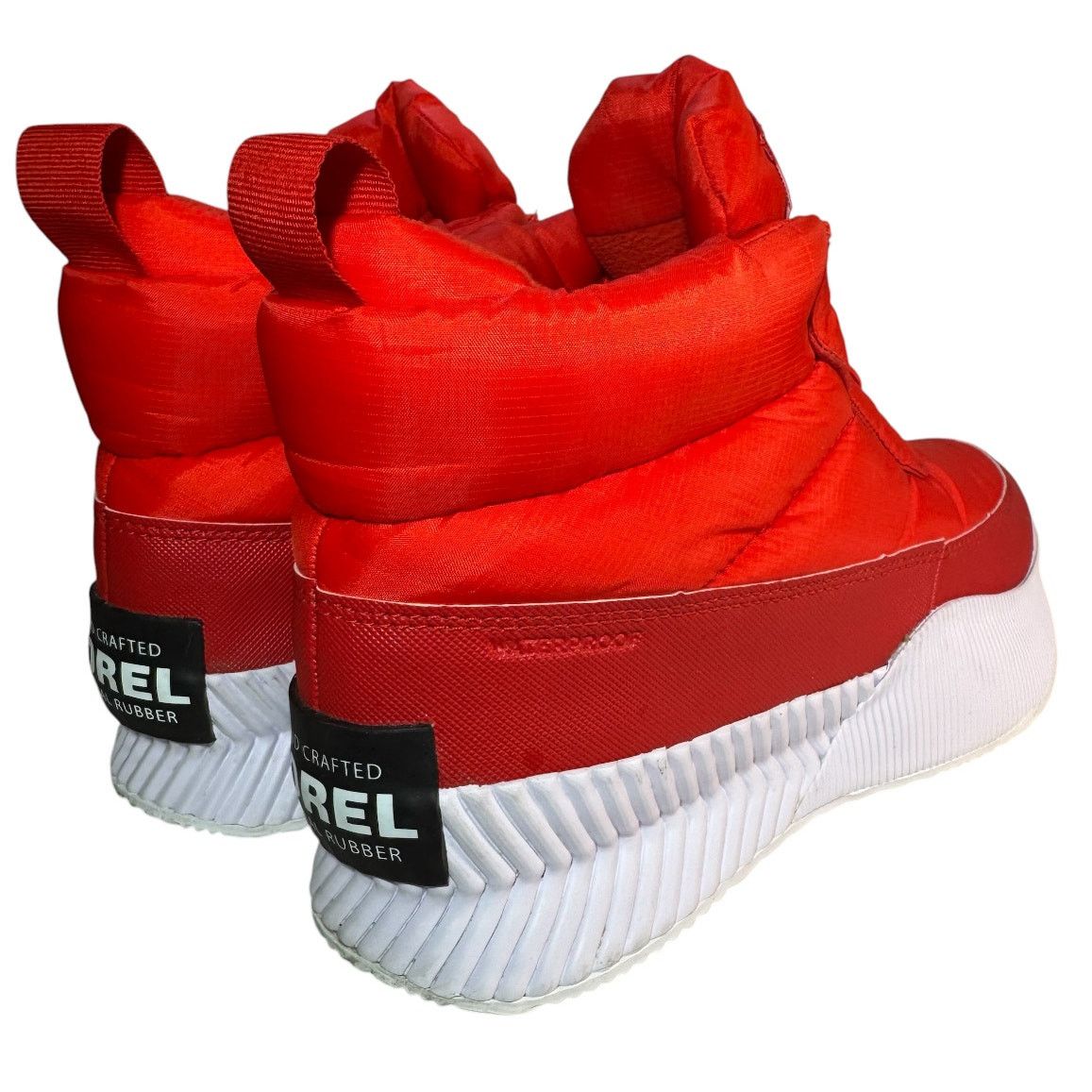 SOREL Sorel Out N About III Puffy Zip Boots Women's 6 Red Winter Size US 6 / EU 39 - 4 Thumbnail