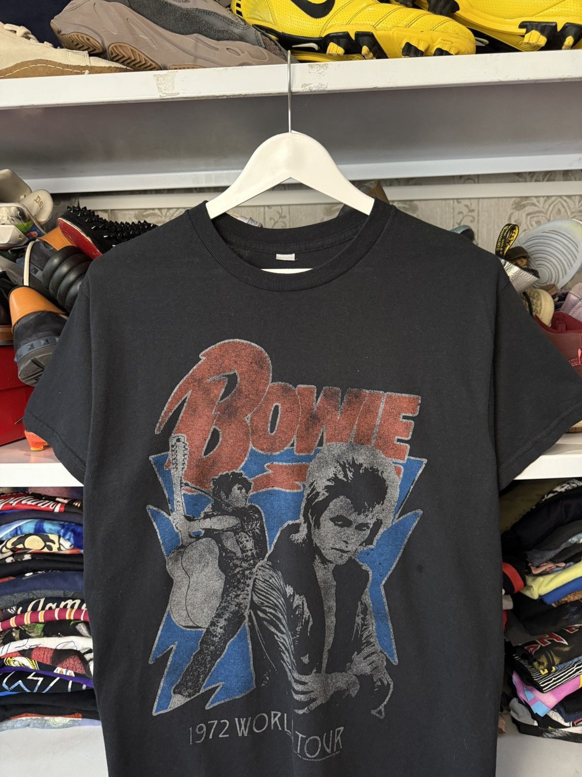 Band Tees David Bowie Ziggy Stardust 1972 World Tour T Shirt Rare Size US M / EU 48-50 / 2 - 2 Thumbnail