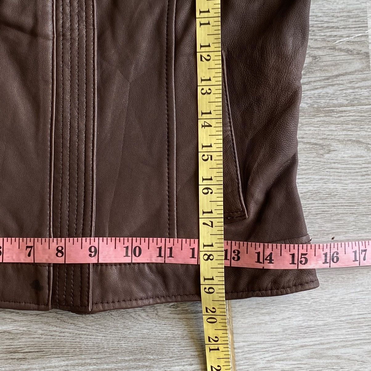 Japanese Brand ROPE Sheepskin Leather Jacket Size XS / US 0-2 / IT 36-38 - 16 Thumbnail