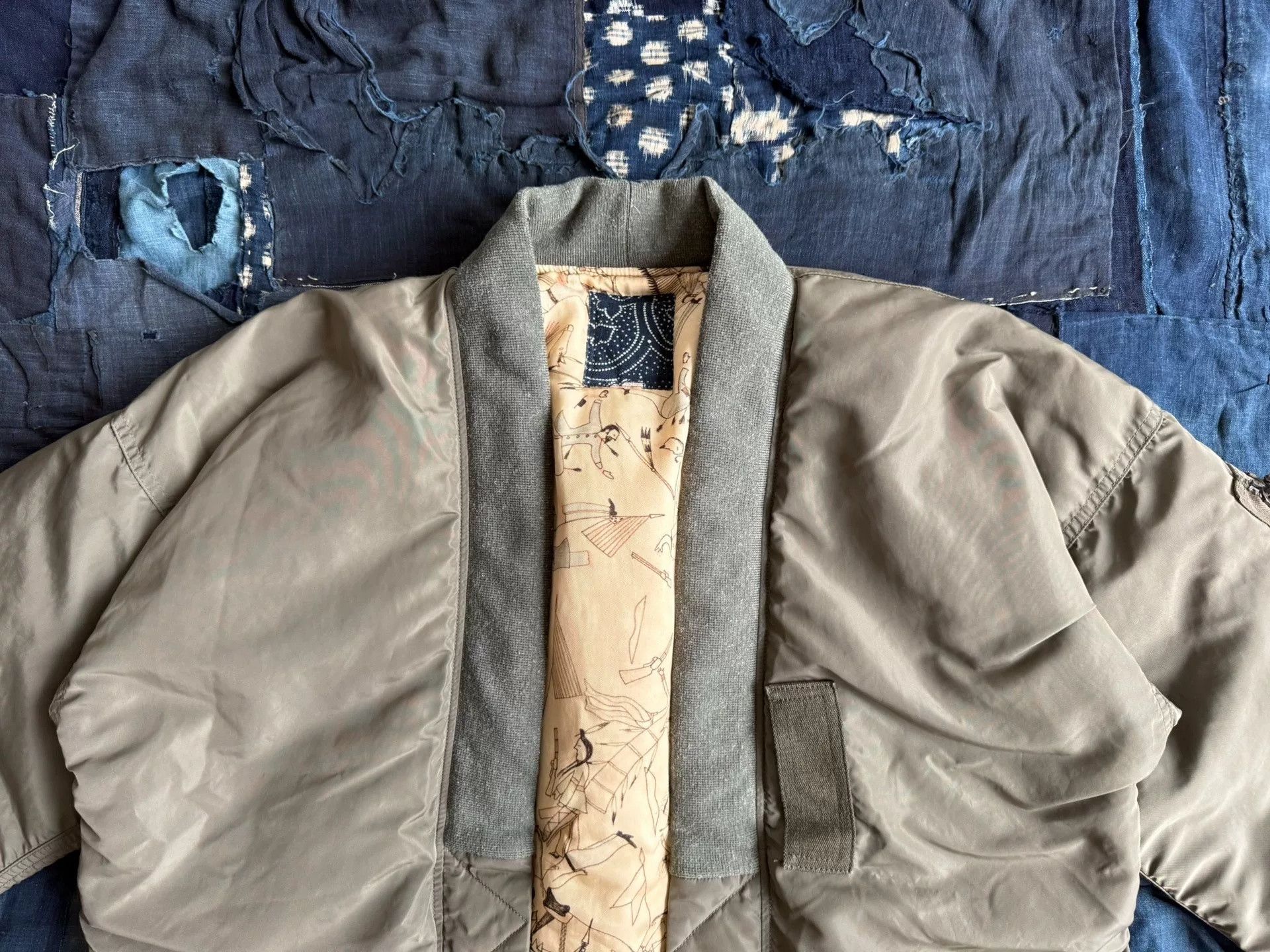 Visvim VISVIM SANJURO Kimono Down Jacket Size US S / EU 44-46 / 1 - 4 Thumbnail