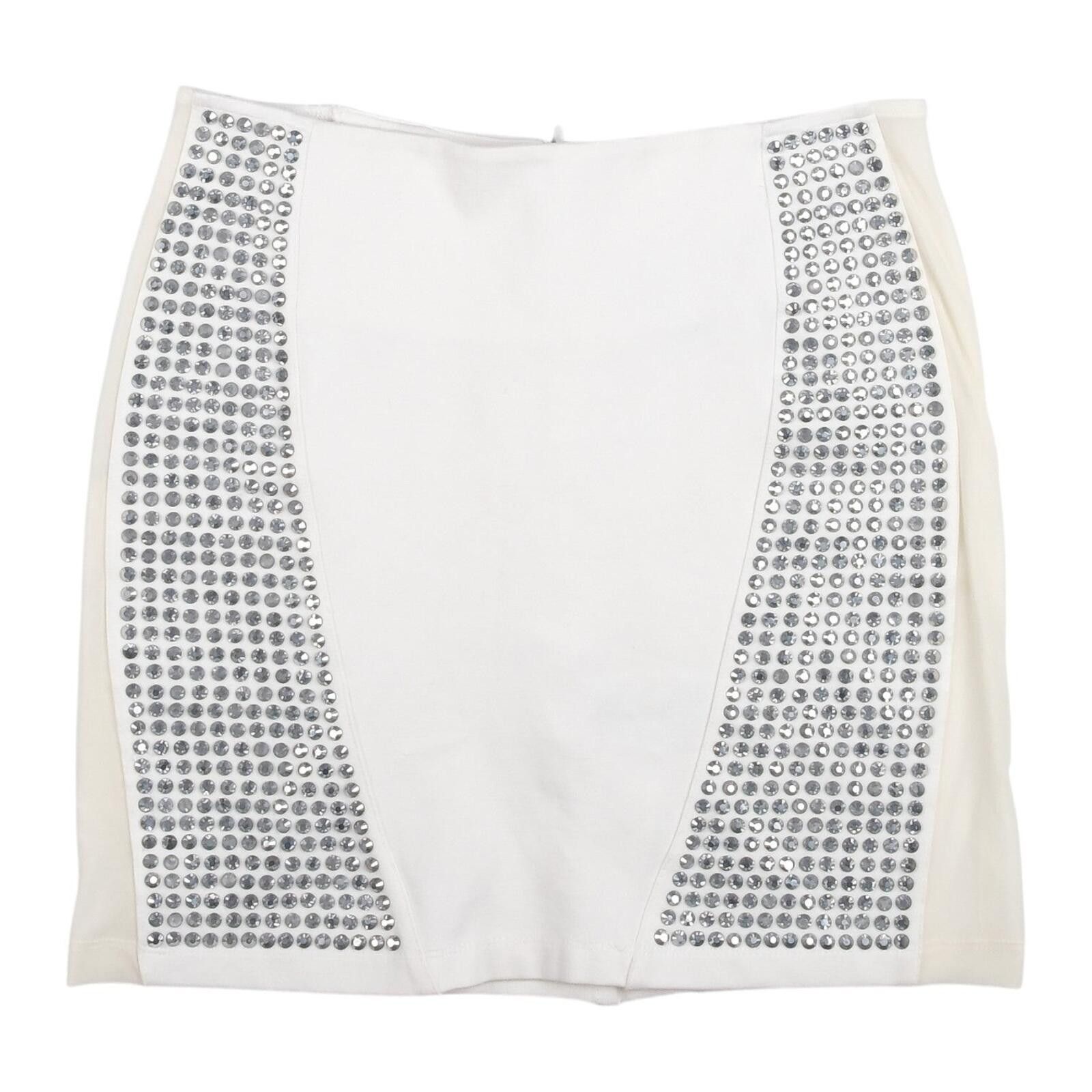 Philipp Plein Philipp Plein SS14 Crystal Embellished Mini Skirt Size 28" / US 6 / IT 42 - 1 Thumbnail