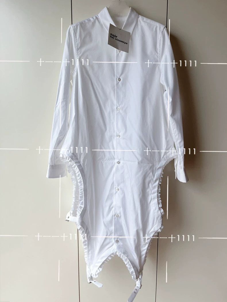 Comme des Garcons Comme Des Garcons Button-Up Strap Long Shaped Shirt Size S / US 4 / IT 40 - 5 Thumbnail