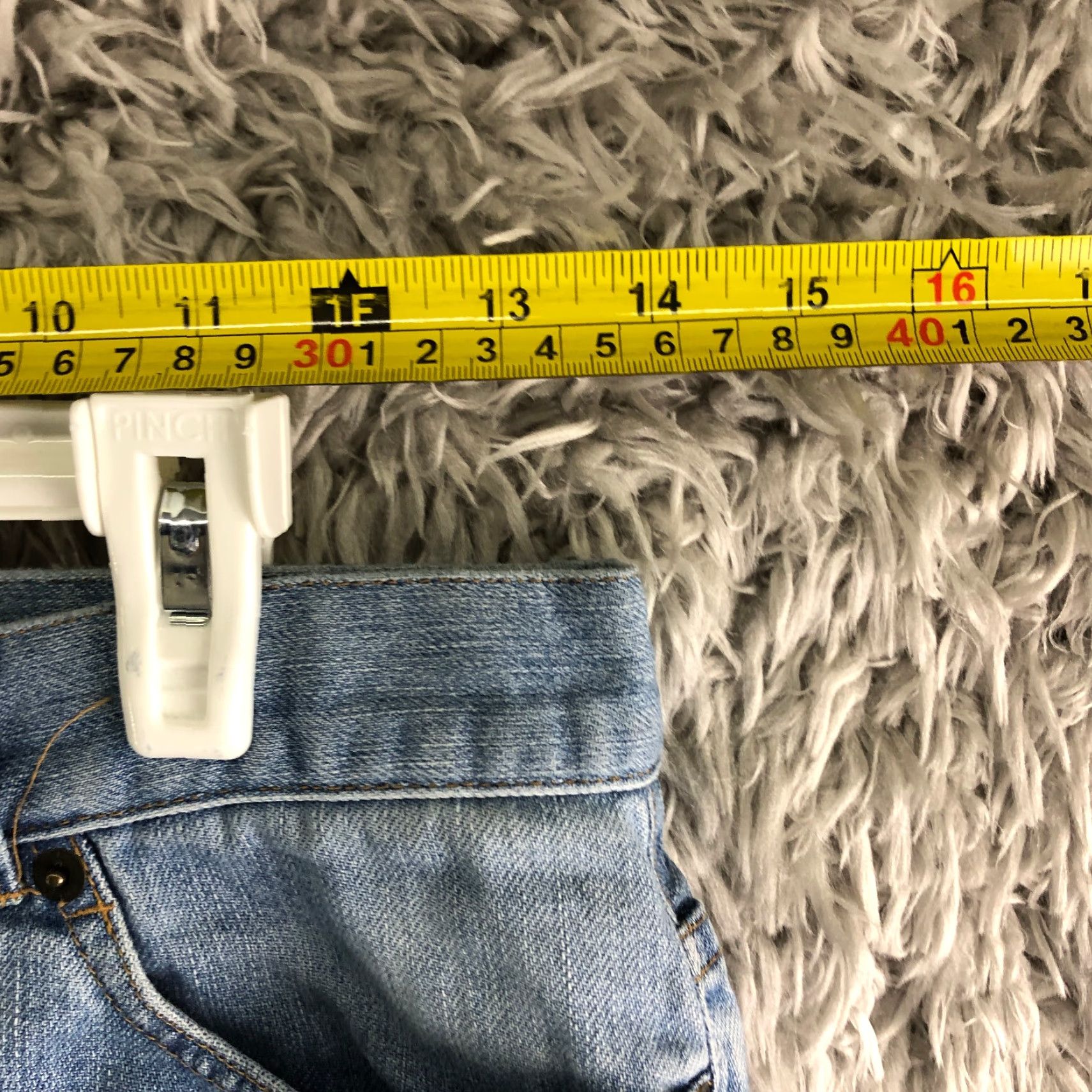 Denime Lauren Jeans Co. Jeans Womens Mid Rise Straight Leg Medium Wash Blue Denim Size 6 Size 28" / US 6 / IT 42 - 2 Thumbnail