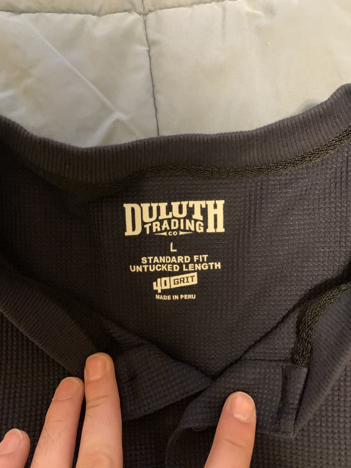 Duluth Trading Company Duluth trading co 40 Grit Thermal Henley Shirt Size US L / EU 52-54 / 3 - 2 Thumbnail