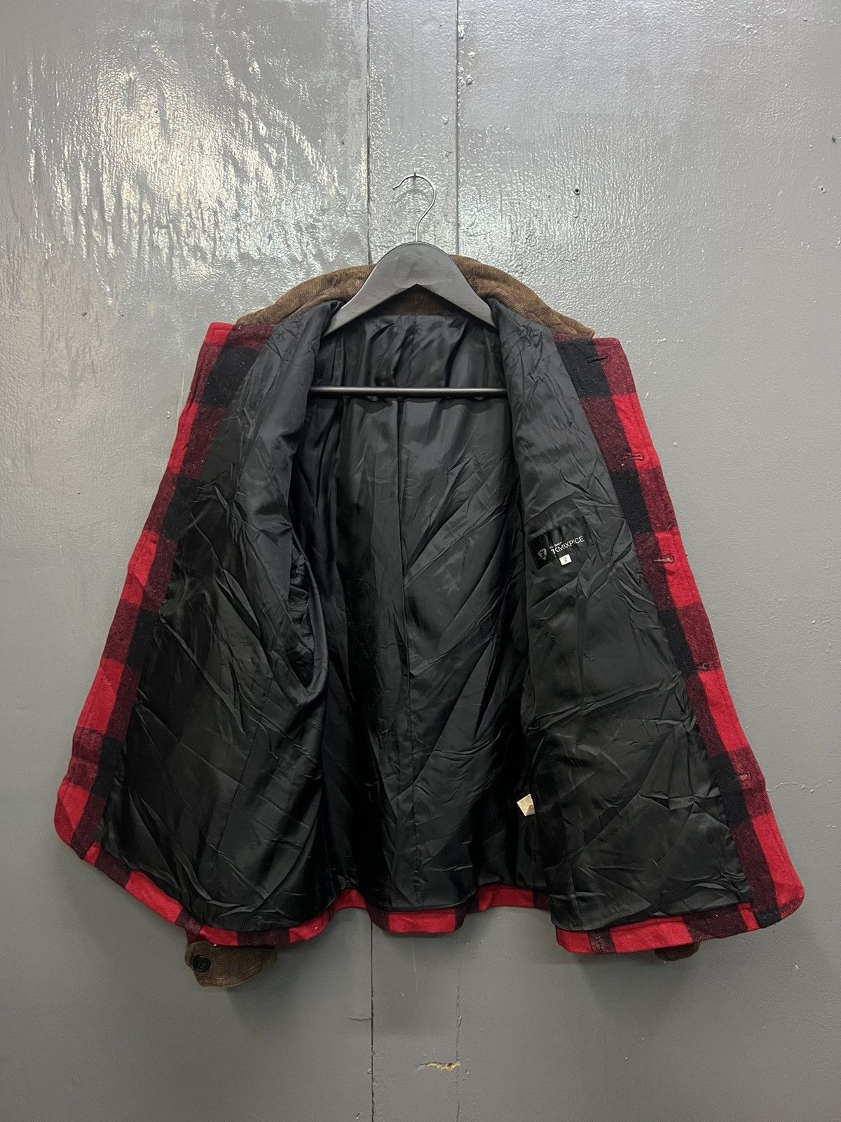 Japanese Brand Vintage TKMixpice Plaid Wool Jacket Size US S / EU 44-46 / 1 - 5 Thumbnail