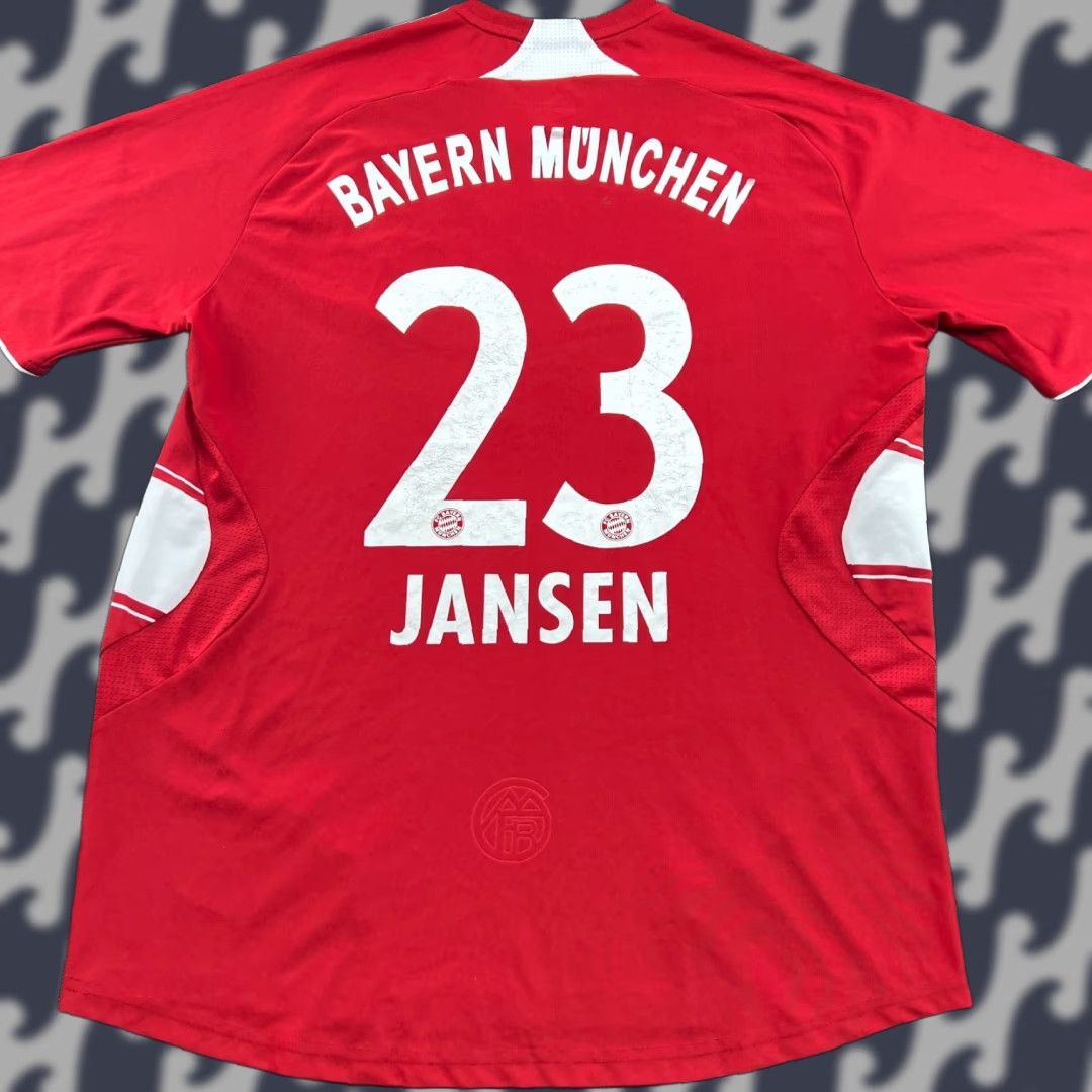 Adidas adidas Bayern Munich 2007 2008 Marcell Jansen #23 Mens L Football Jersey Shirt Boys Mens L Red Jersey Size US L / EU 52-54 / 3 - 1 Thumbnail