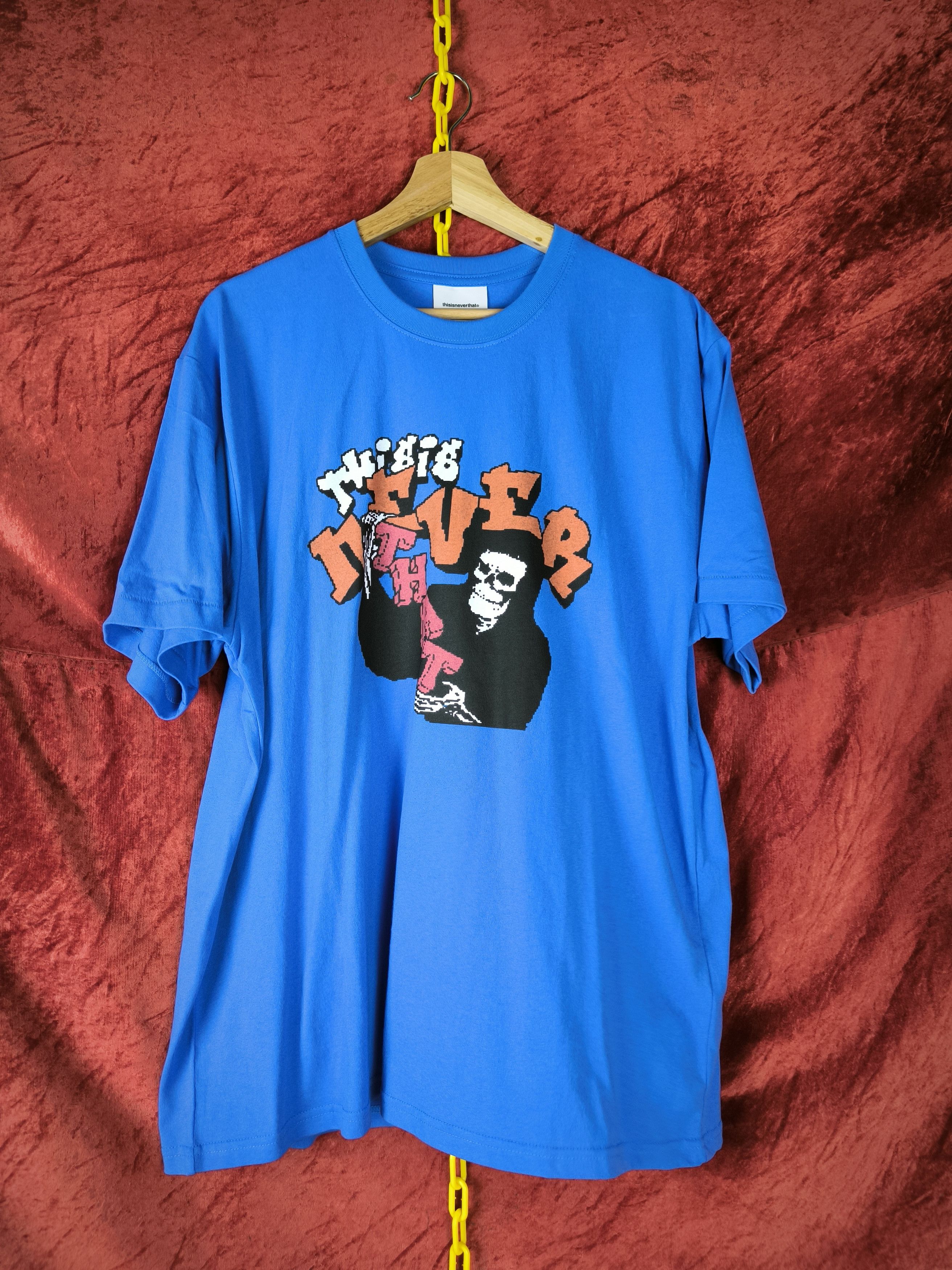 thisisneverthat Skeleton Blue Tee Size US L / EU 52-54 / 3 - 1 Thumbnail