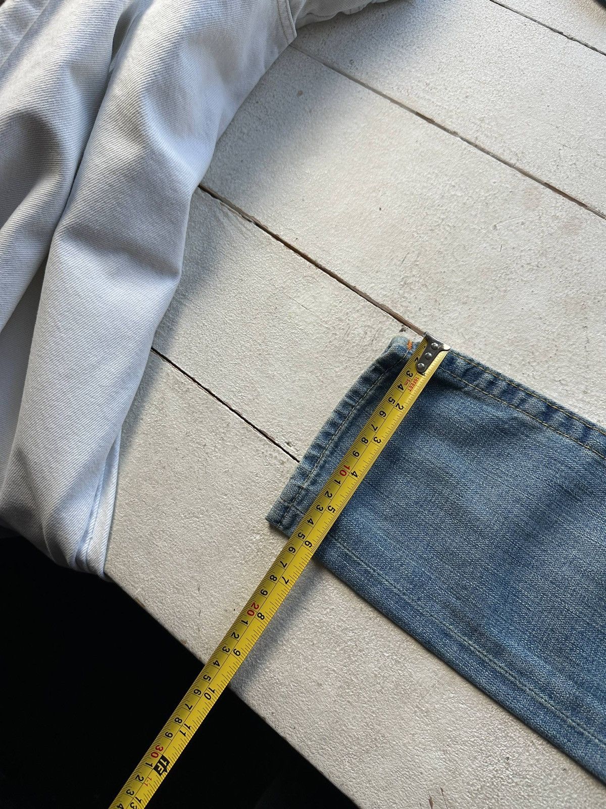 True Religion AVANT GARDE 🚨 TRUE RELIGION BLUE WOMEN PANTS WITH LOGO Size 33" - 16 Thumbnail