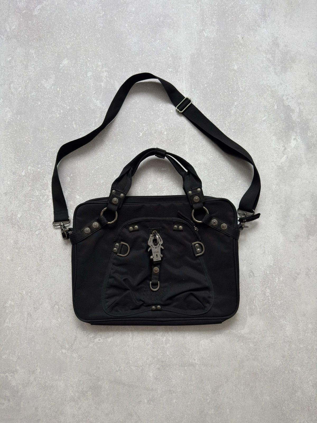 George Gina & Lucy × Japanese Brand × Vintage Vintage George Gina & Lucy Business Baby Black Shoulder Bag Size ONE SIZE - 1 Thumbnail