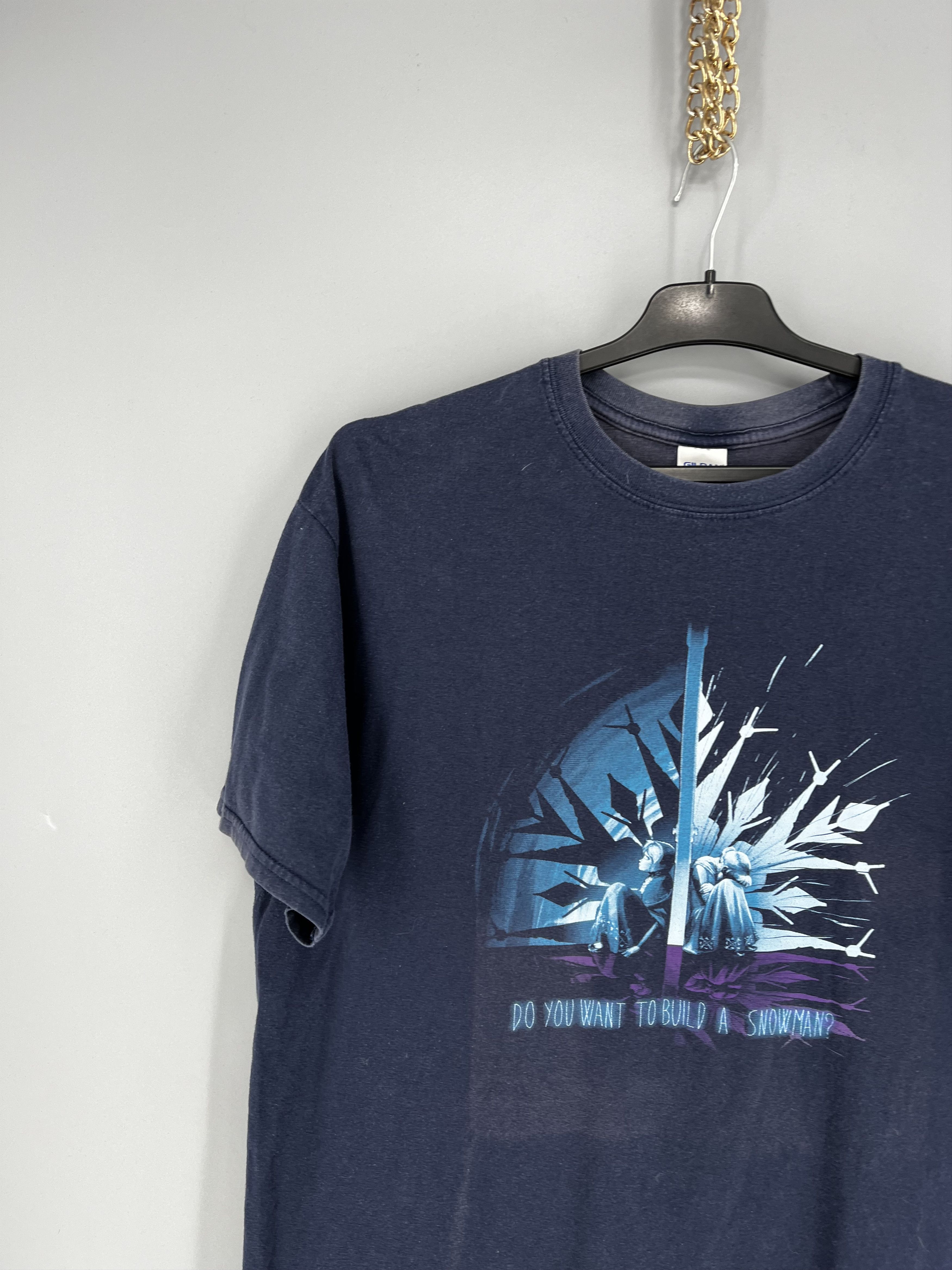 Band Tees Limited Edition Frozen Anna Elsa Snowman Faded T-Shirt XL Size US L / EU 52-54 / 3 - 4 Thumbnail