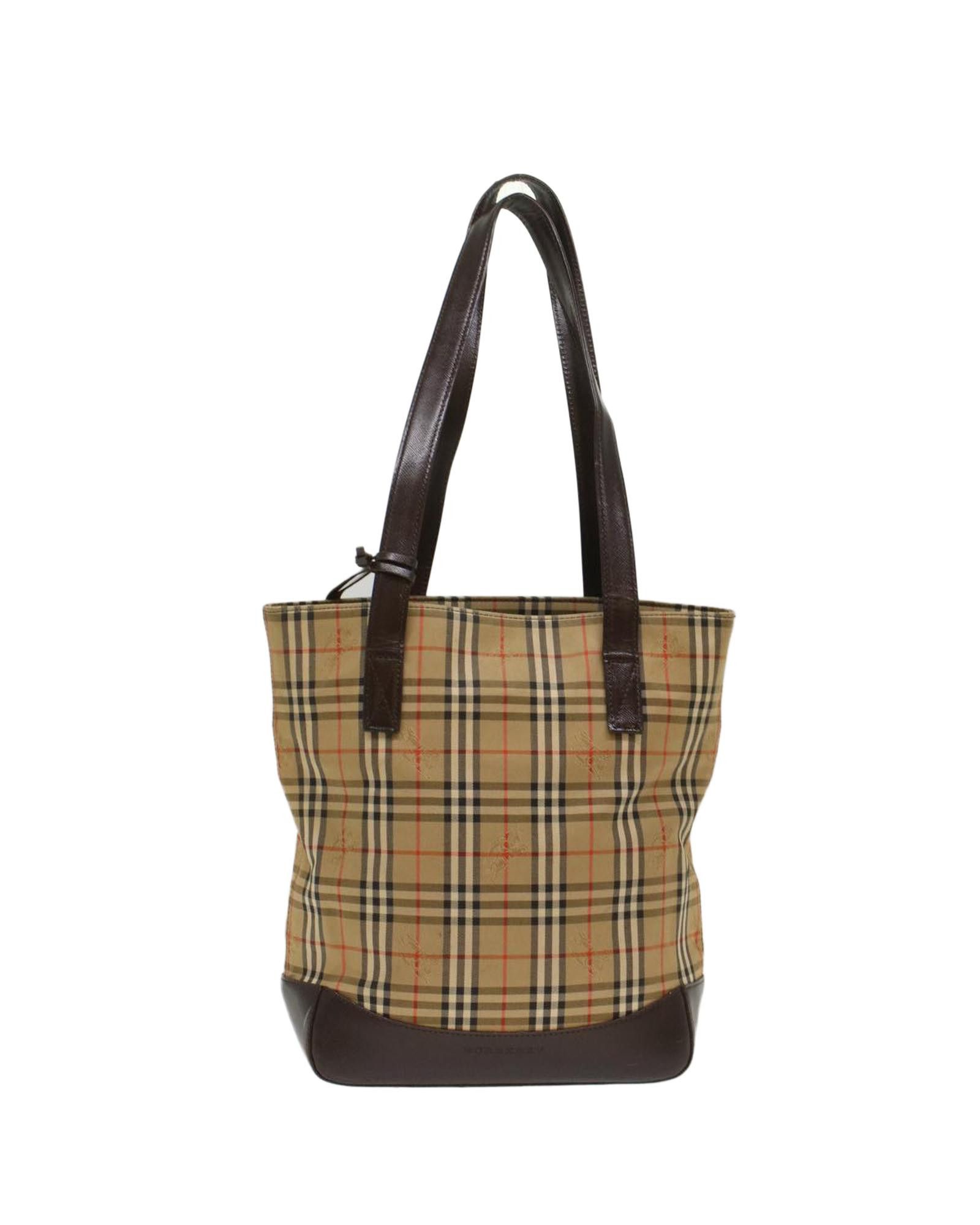 image of Burberry Classic Multicolour Synthetic Tote Bag, Women's
