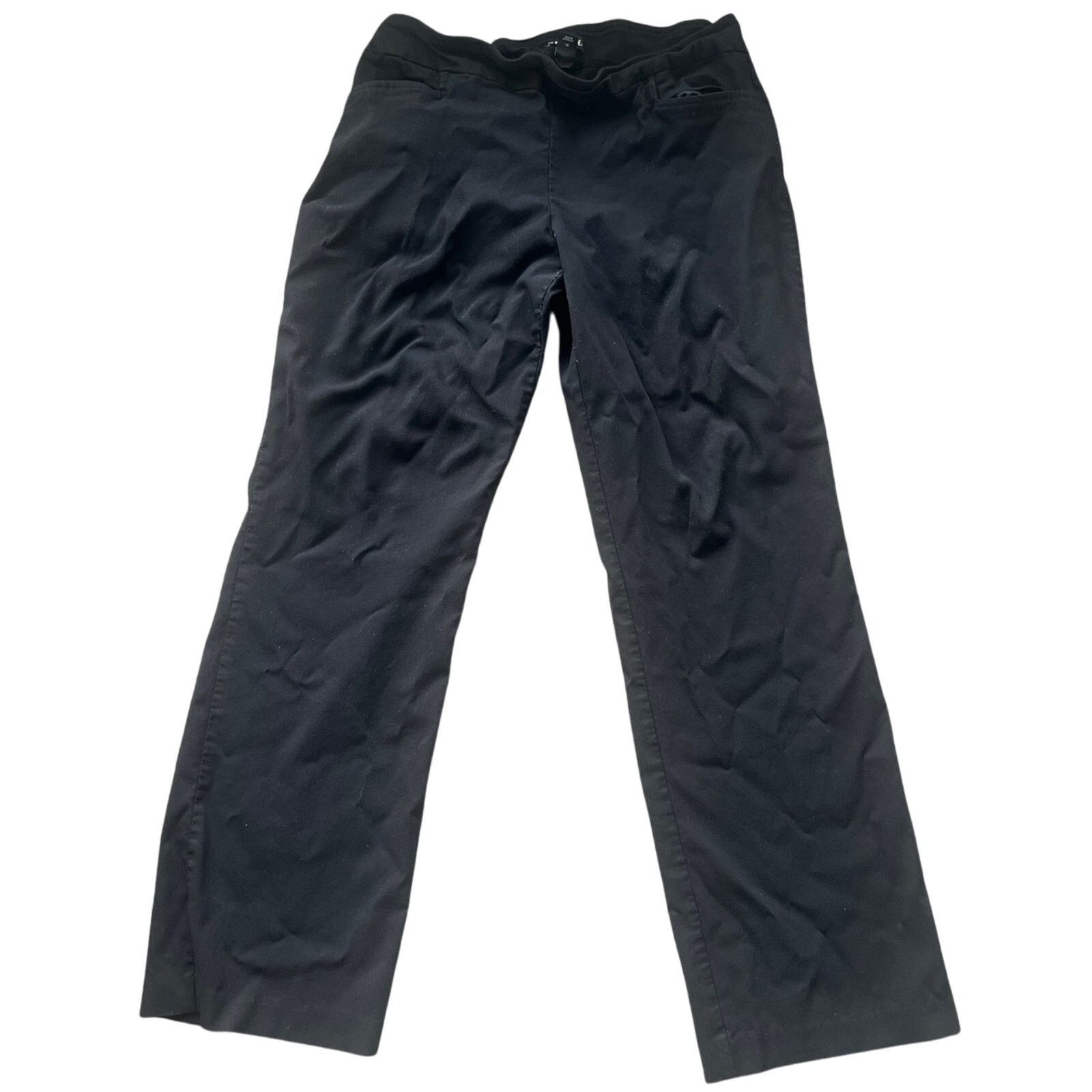 George George Black Pants Sz L (12-14) Size 34" / US 12 / IT 48 - 1 Thumbnail