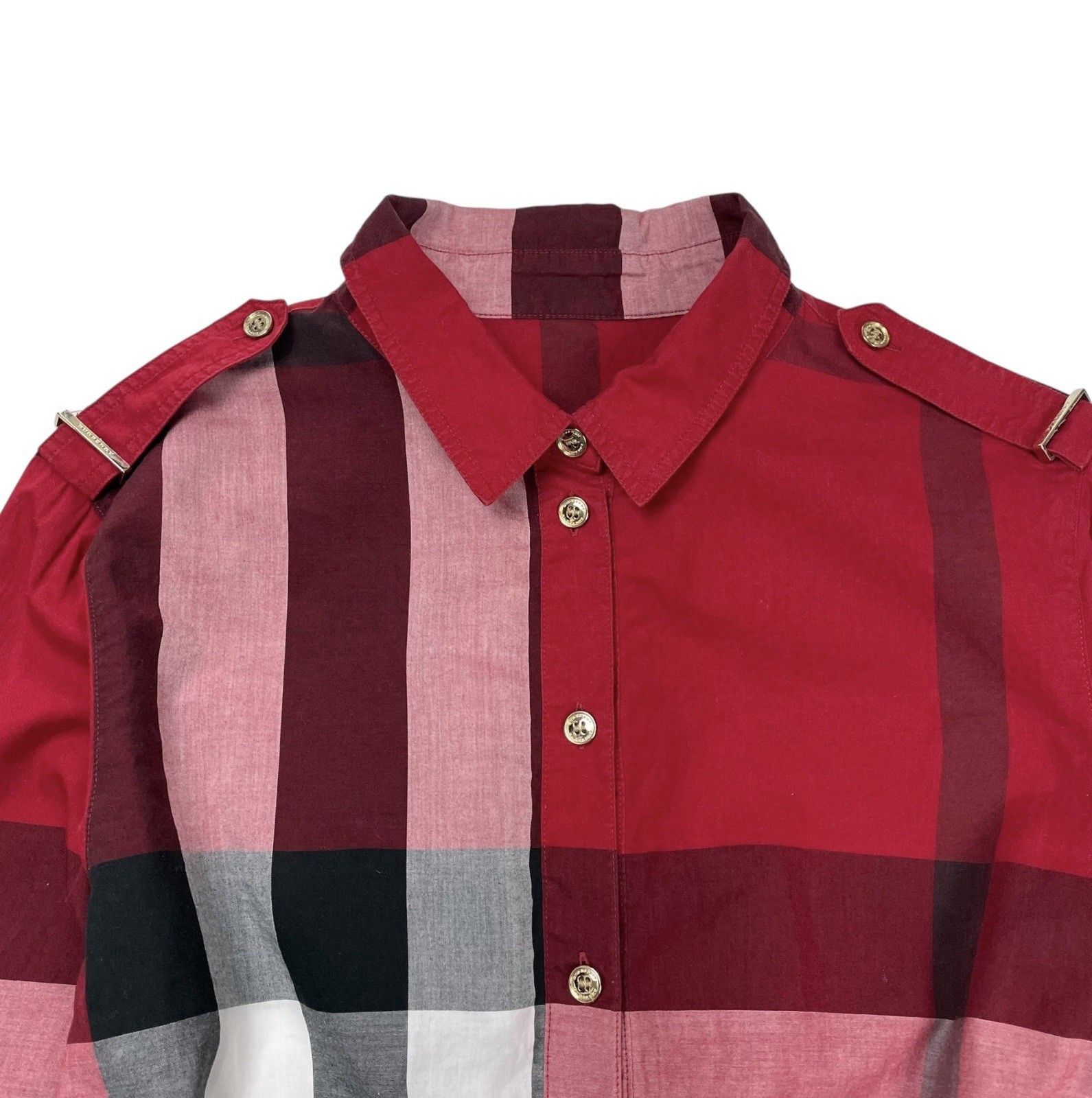 Burberry Burberry Nova Check Plaid Popover Shirt Dress Midi Kelsey Size S / US 4 / IT 40 - 2 Thumbnail