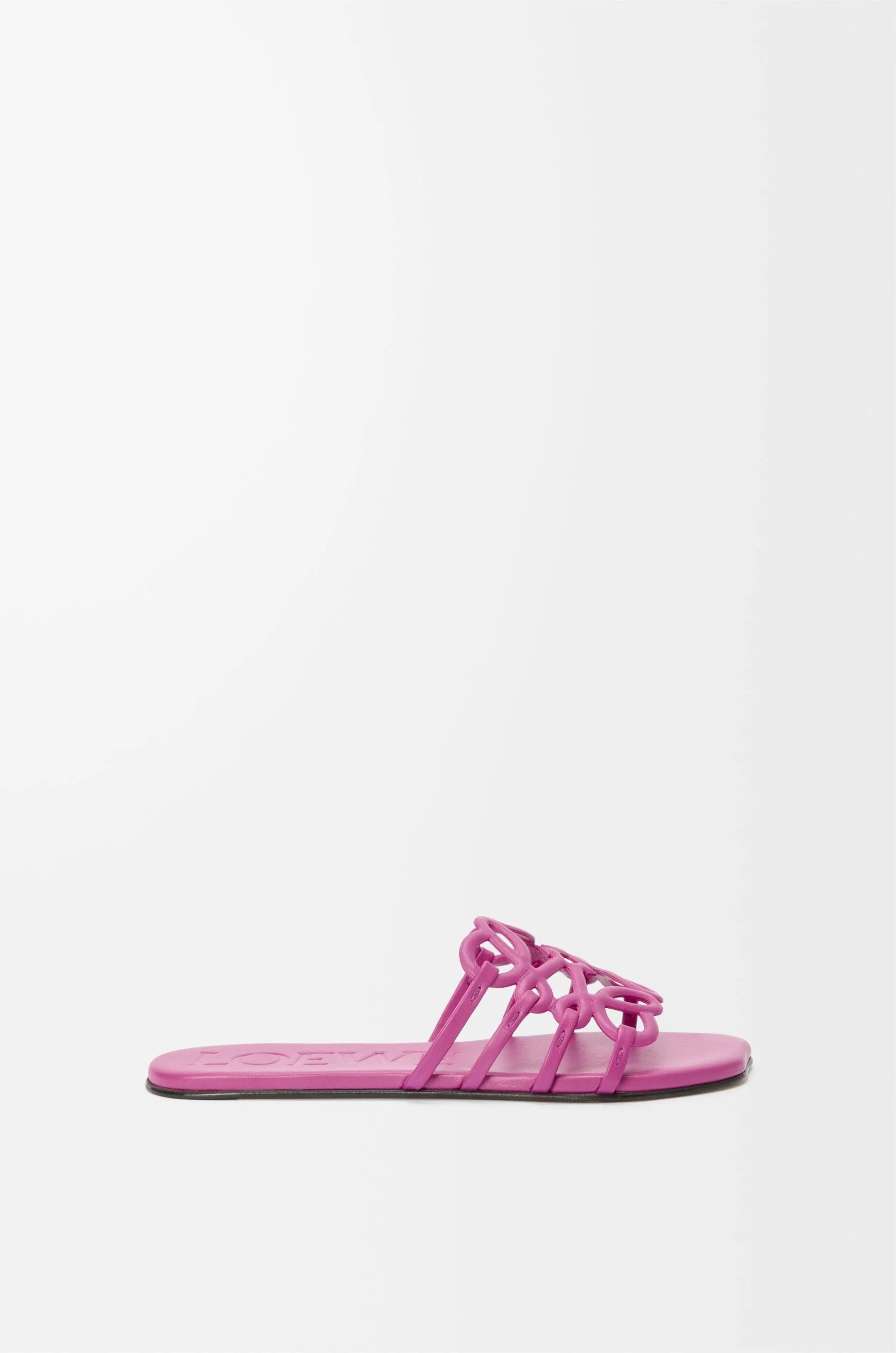 Loewe o1in1g0426 Petal Anagram Slides in Fuchsia Size US 7 / IT 37 - 1 Thumbnail