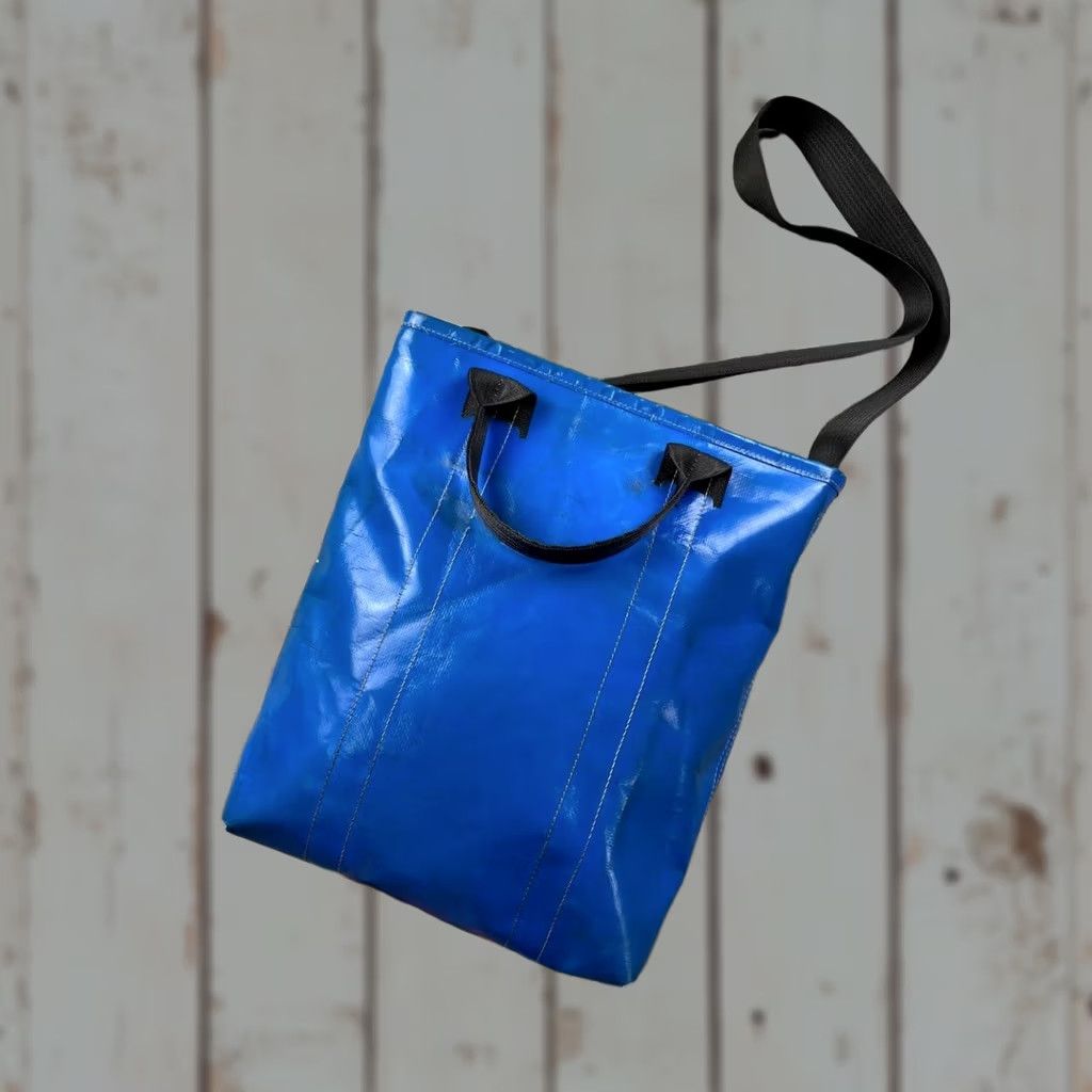 Freitag FREITAG F12 Dragnet Blue Recycle Material Shoulder Bag