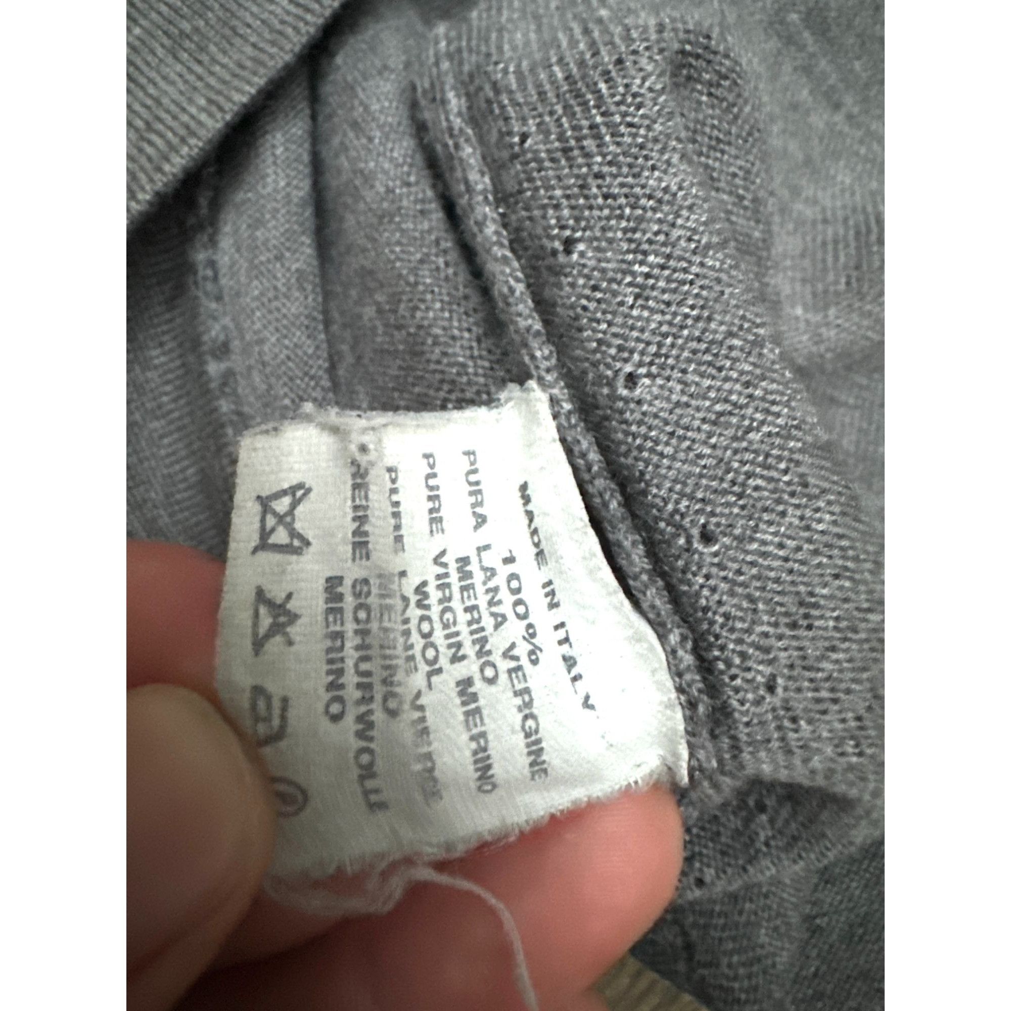 Maison Margiela FW 1996 Grey Pure Wool Maxi Skirt Size 30" / US 8 / IT 44 - 8 Thumbnail
