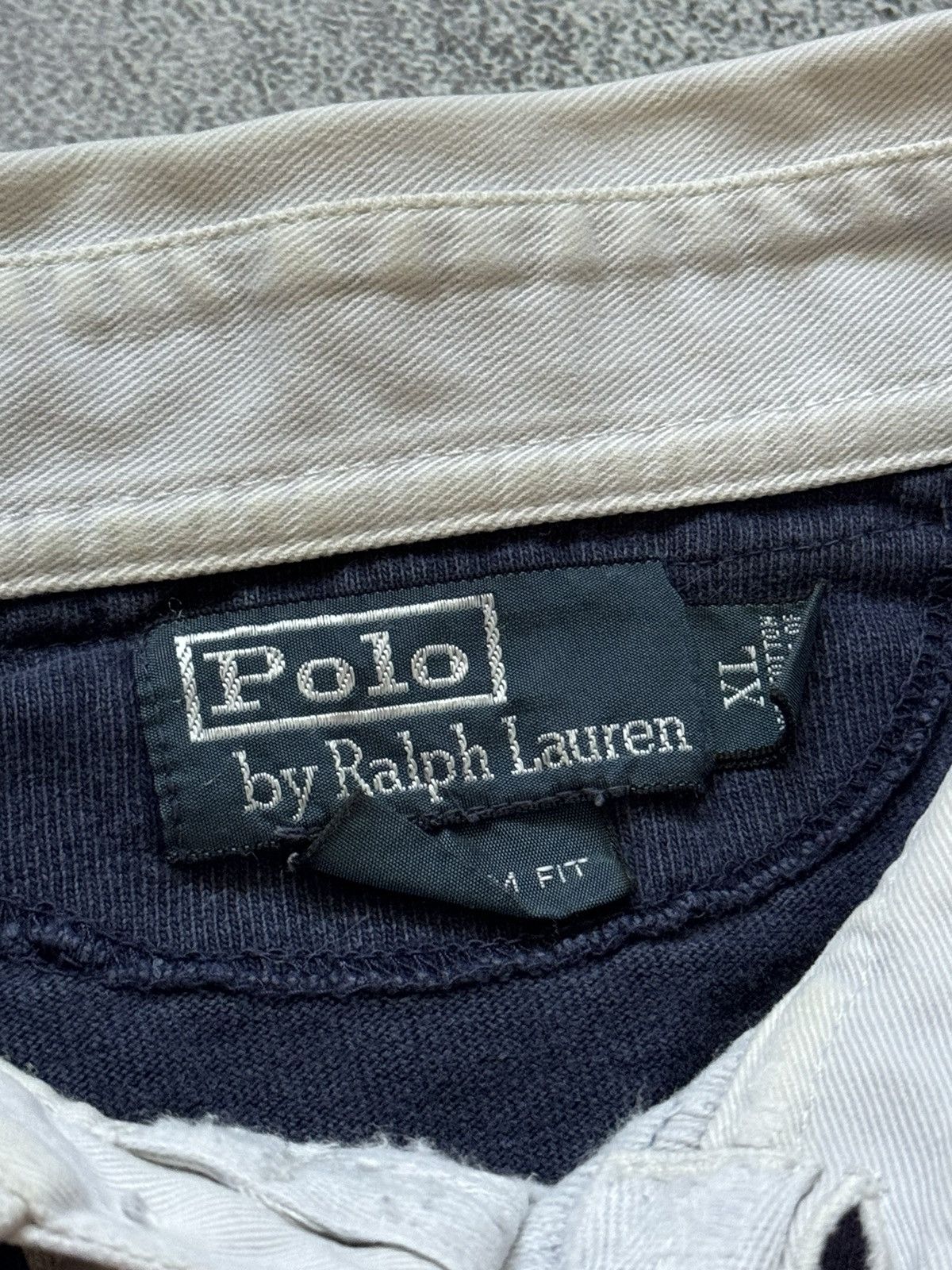 Polo Ralph Lauren × Vintage Polo Ralph Lauren XL vintage sweatshirt rugby button up 90s Size US XL / EU 56 / 4 - 8 Thumbnail