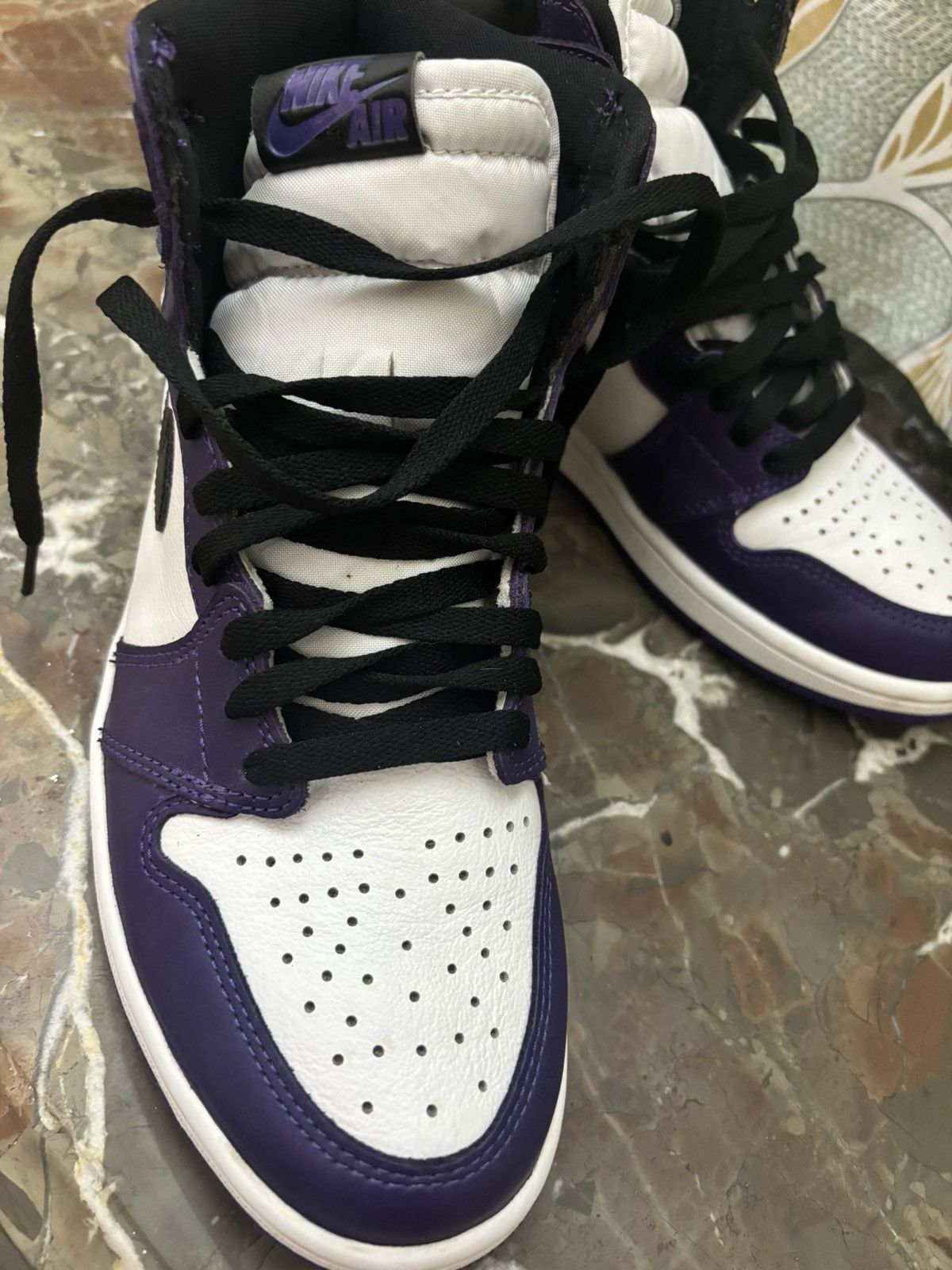 Jordan Brand × Nike Air jordan1 retro high og court purple Size US 7.5 / EU 40-41 - 10 Thumbnail