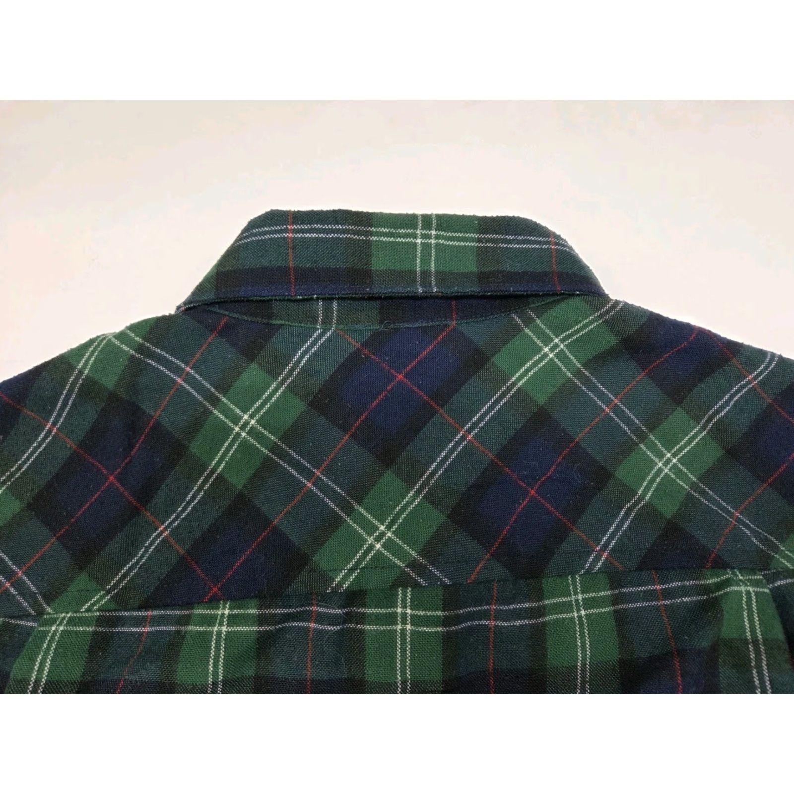RVCA RVCA Mens Long Sleeve Button Up Shirt Blue/Green Plaid S Size US S / EU 44-46 / 1 - 5 Thumbnail