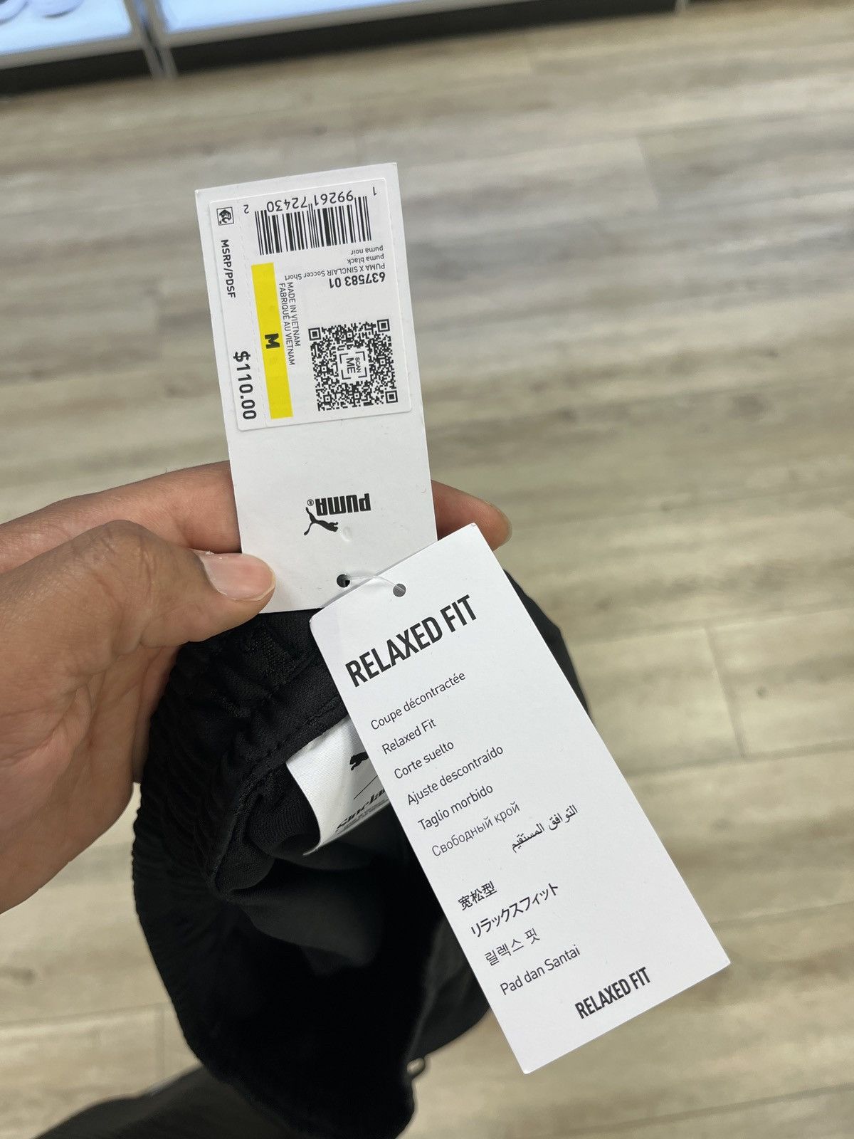 Sinclair Global Sinclair X puma short black medium Size US 32 / EU 48 - 4 Thumbnail