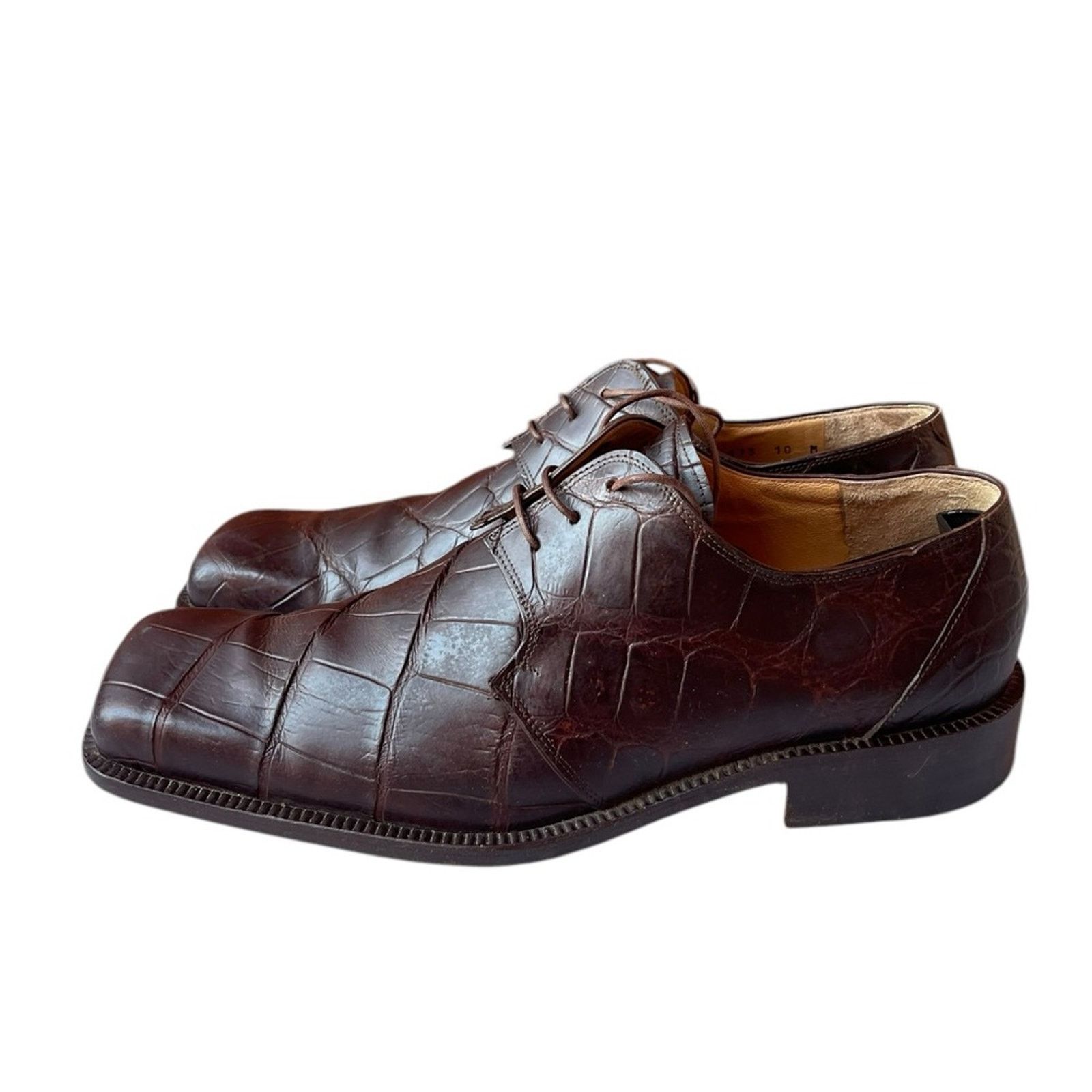 Mauri MAURI Genuine Alligator 🐊 Men Sandles Sz.10M Size US 10 / EU 43 - 3 Thumbnail