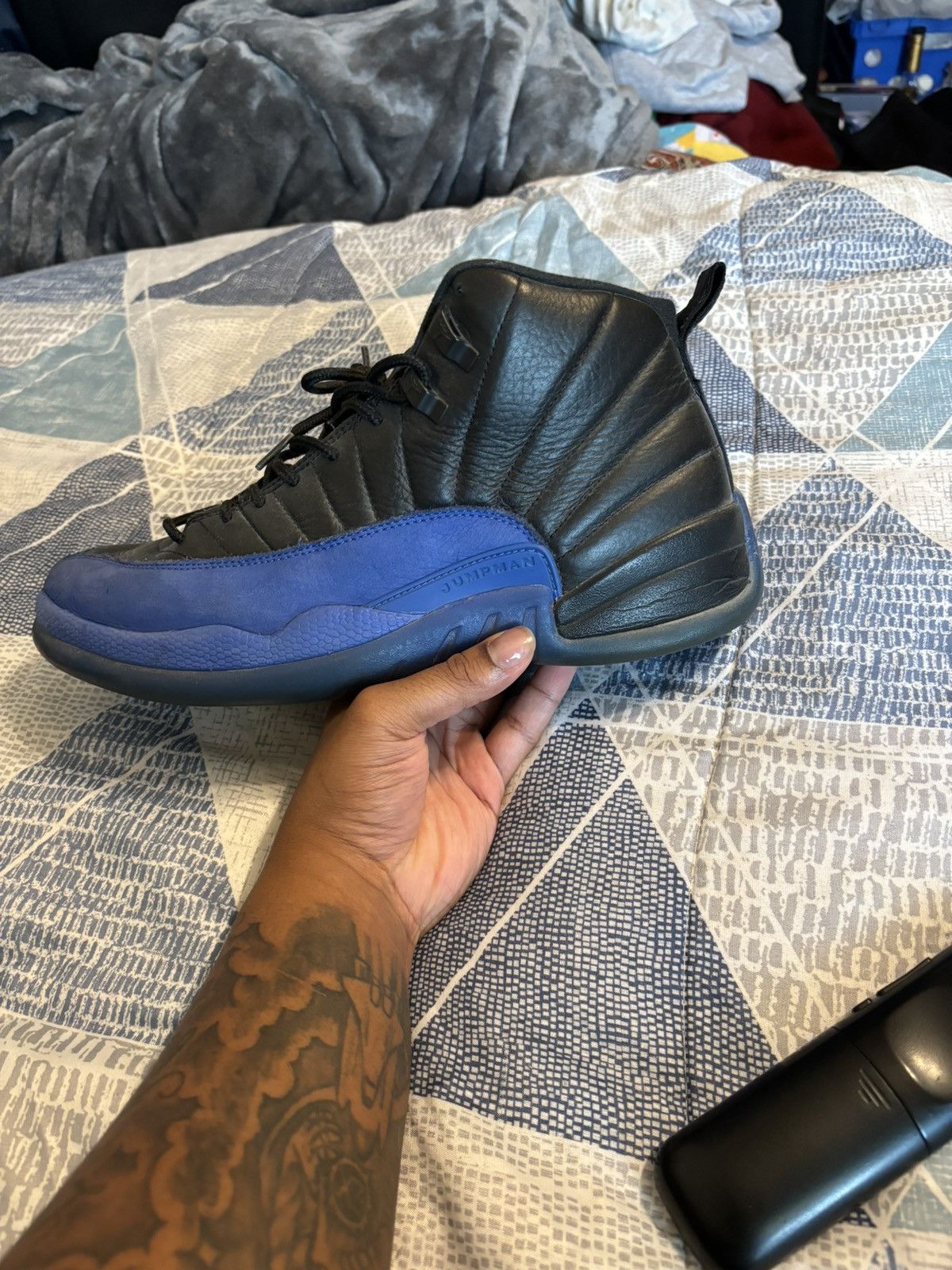 image of Jordan Nike Air Jordan 12 Game Royal Shoes in Blue, Men's (Size 10)
