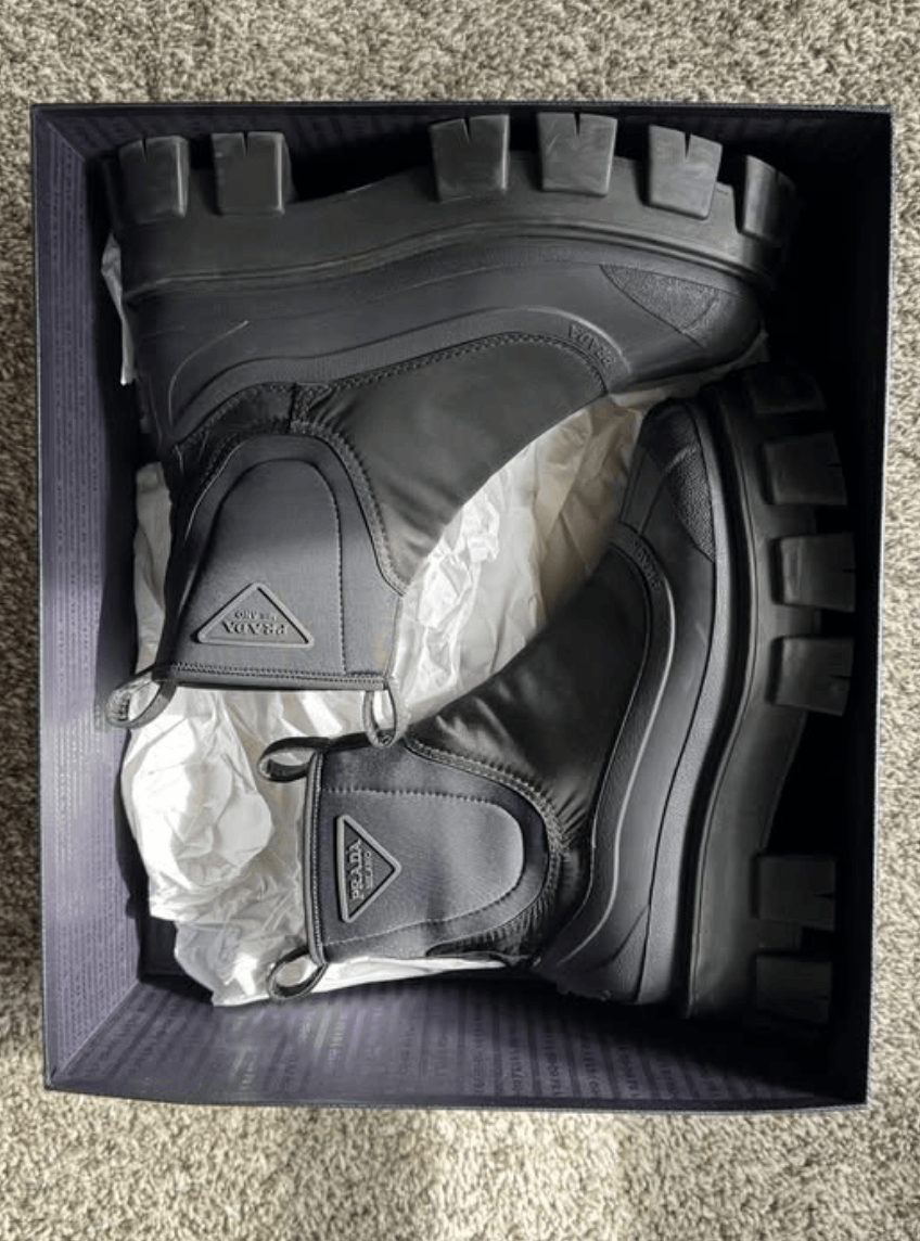 Prada Prada Monolith Nylon Gabardine Boots Size US 8 / EU 41 - 6 Thumbnail
