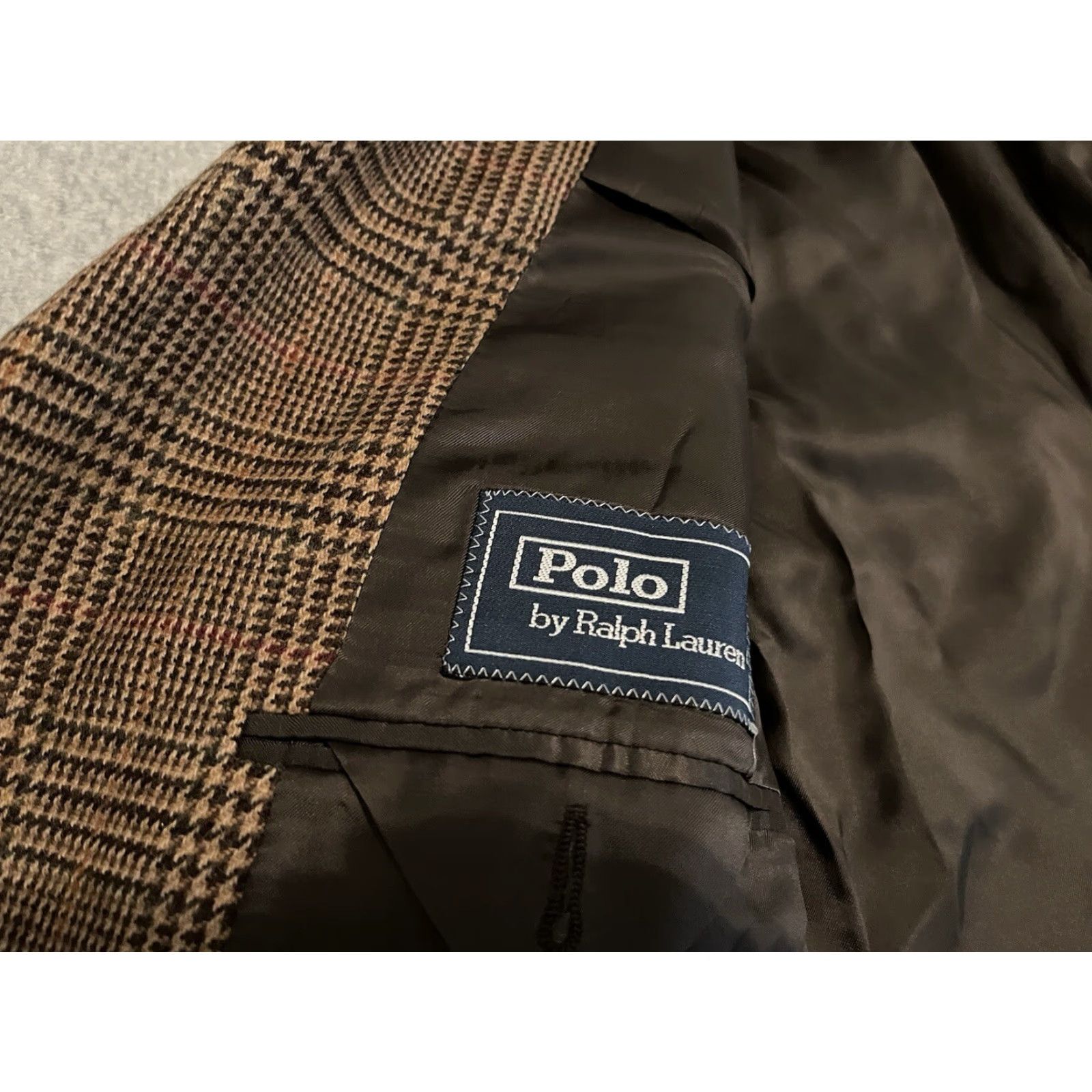 Polo Ralph Lauren Polo Ralph Lauren Polo Ralph Lauren Brown Wool Angora Blazer Sport Coat Jacket 46L Made in Italy Size US XXL / EU 58 / 5 - 3 Thumbnail