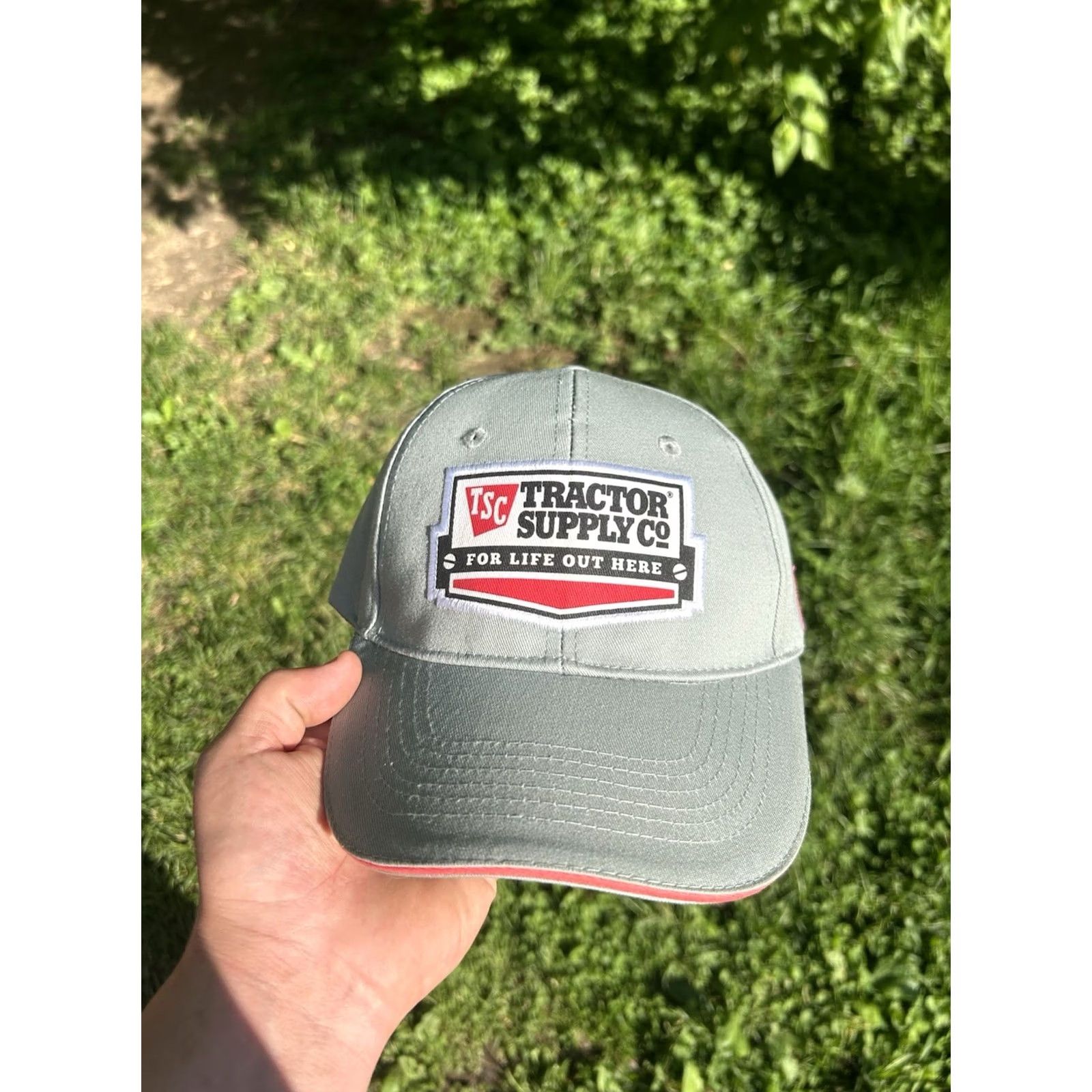 Vintage VINTAGE Tractor Supply Co strapback hat cap cotton adjustable DEADSTOCK farm Mens Size ONE SIZE - 2 Thumbnail