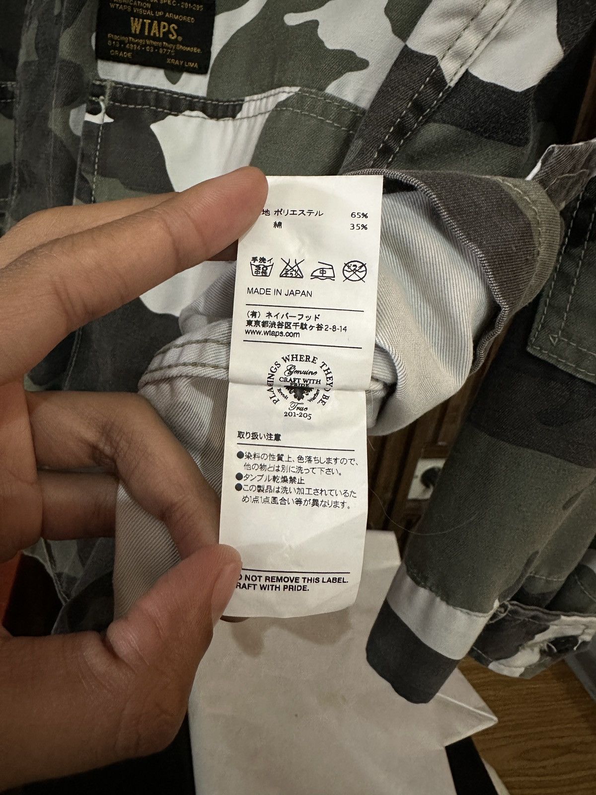 Wtaps WTAPS Jungle LS 02 Shirt Copo twill 2016 "Camo" size 3 Size US XL / EU 56 / 4 - 5 Thumbnail
