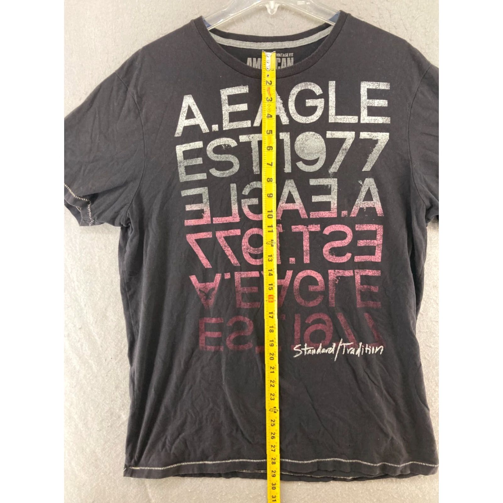 American Eagle Outfitters American Eagle Outfitters Shirt Mens XLT Black Vintage 90s Eagle TShirt Graphic Print 77 Size US XL / EU 56 / 4 - 3 Thumbnail