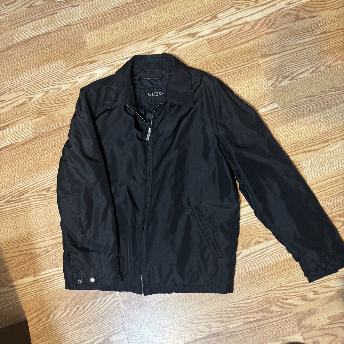 Guess All black guess work jacket windbreaker Size US L / EU 52-54 / 3 - 1 Thumbnail