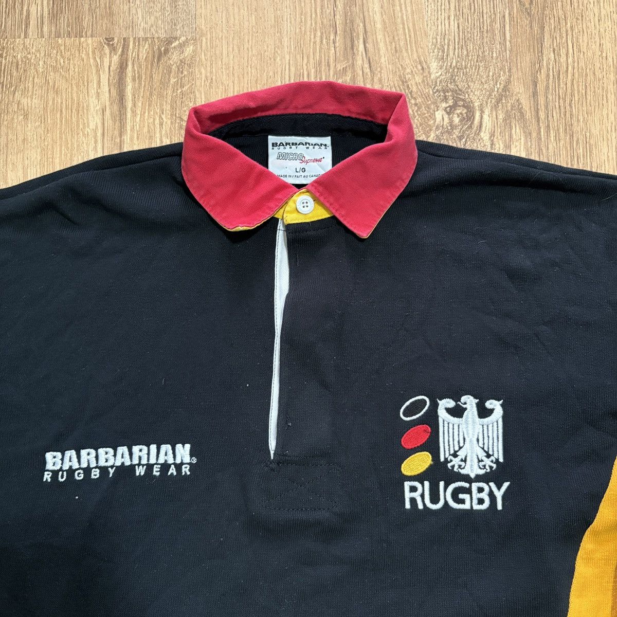 Barbarian Vintage barbarian polo Germany shirt Size US L / EU 52-54 / 3 - 2 Thumbnail