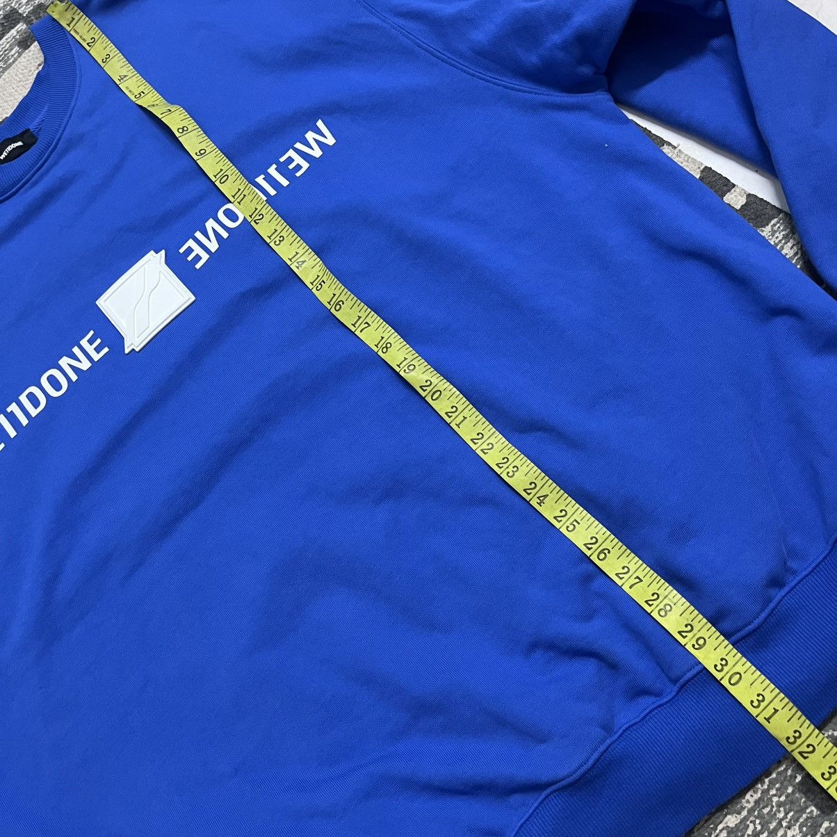 WE11DONE Authentic We11done Big Size Blue Sweatshirt Size US L / EU 52-54 / 3 - 9 Thumbnail