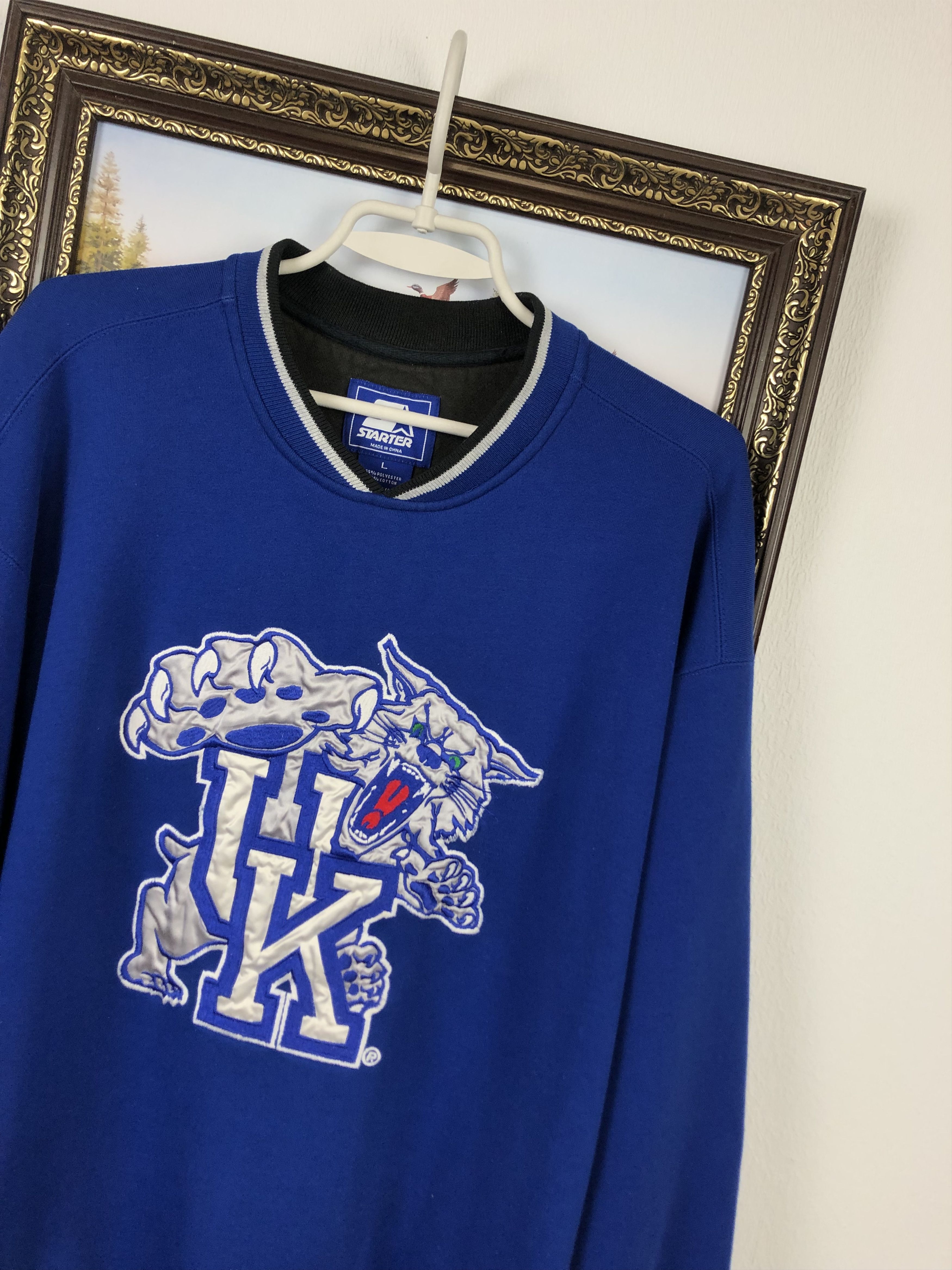 Starter Vintage UK Kentucky Wildcats Basketball Starter Sweatshirt Size US L / EU 52-54 / 3 - 4 Thumbnail