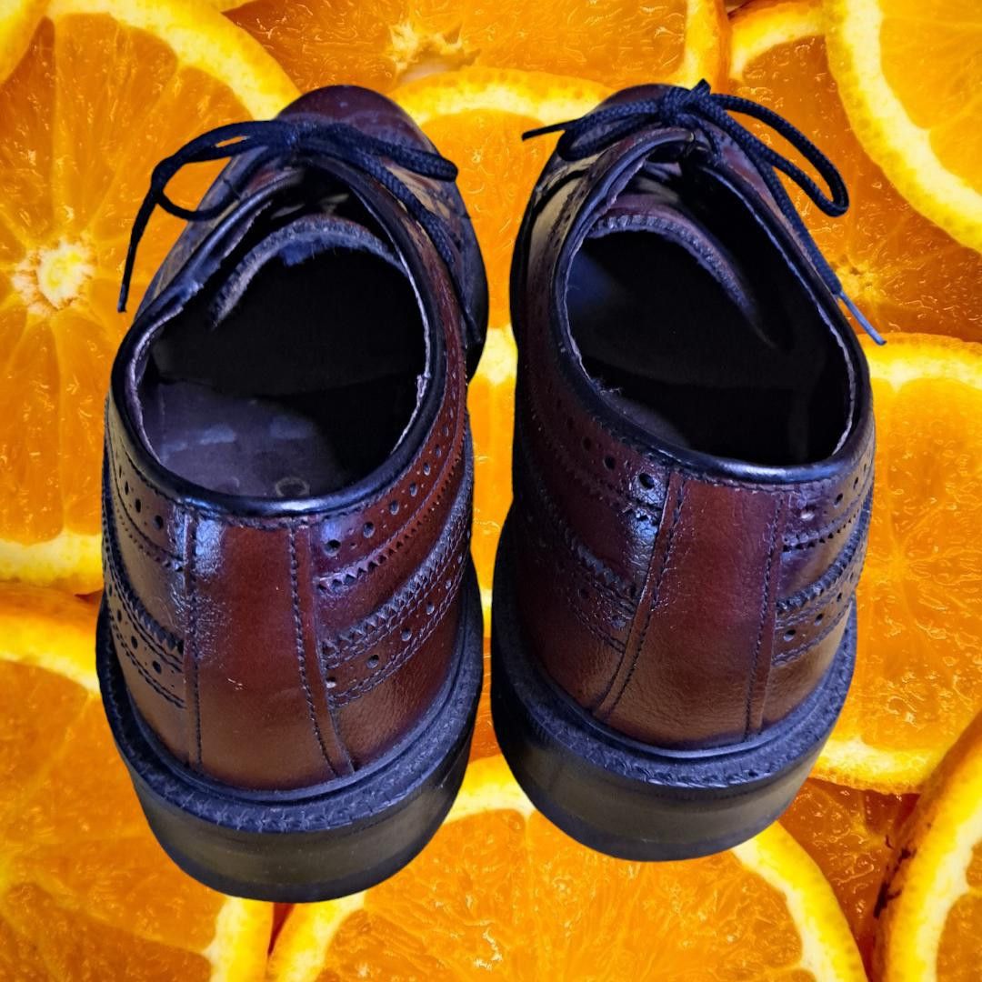 Other Crown Imperial Cherry Brown Lace Up Wingtip Oxfords Size 9 1 Size US 9.5 / EU 42-43 - 3 Thumbnail