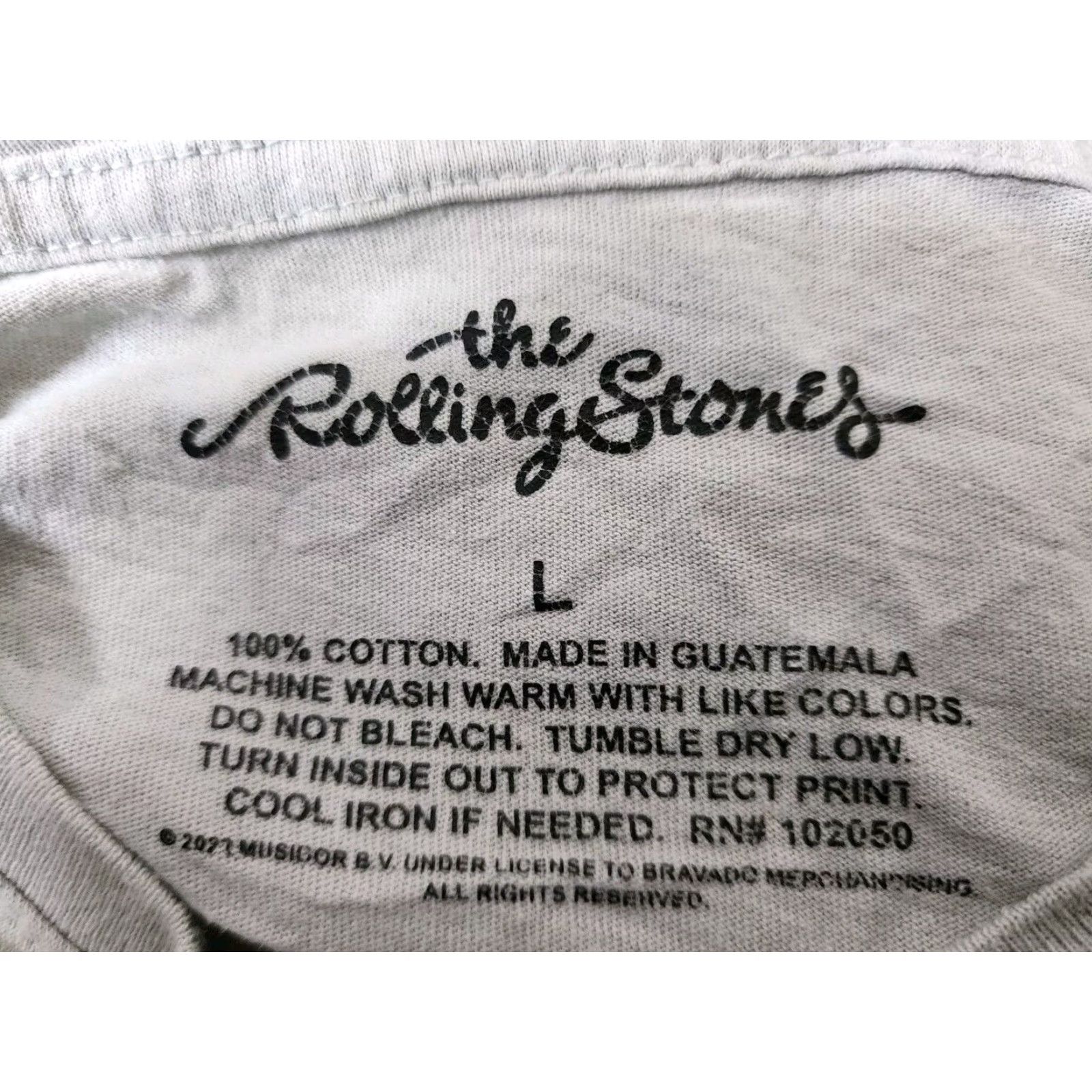 Vintage Vintage The Rolling Stones Women's T-Shirt Short Sleeve Crew Neck Green 100% Cotton Size L / US 10 / IT 46 - 6 Thumbnail