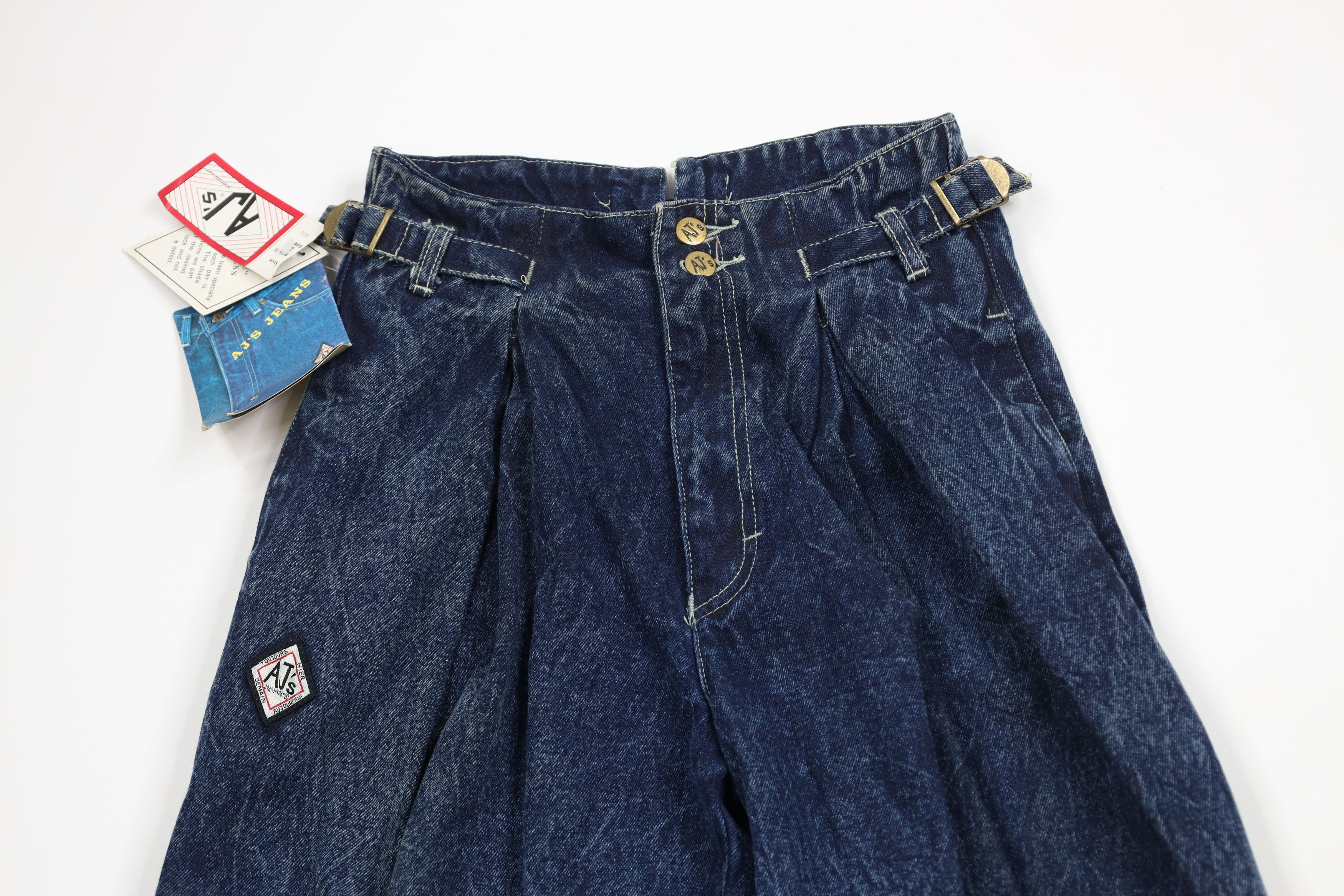 Vintage NOS Vintage 80s 90s Streetwear Acid Wash High Waisted Jeans Size 27" / US 4 / IT 40 - 2 Thumbnail