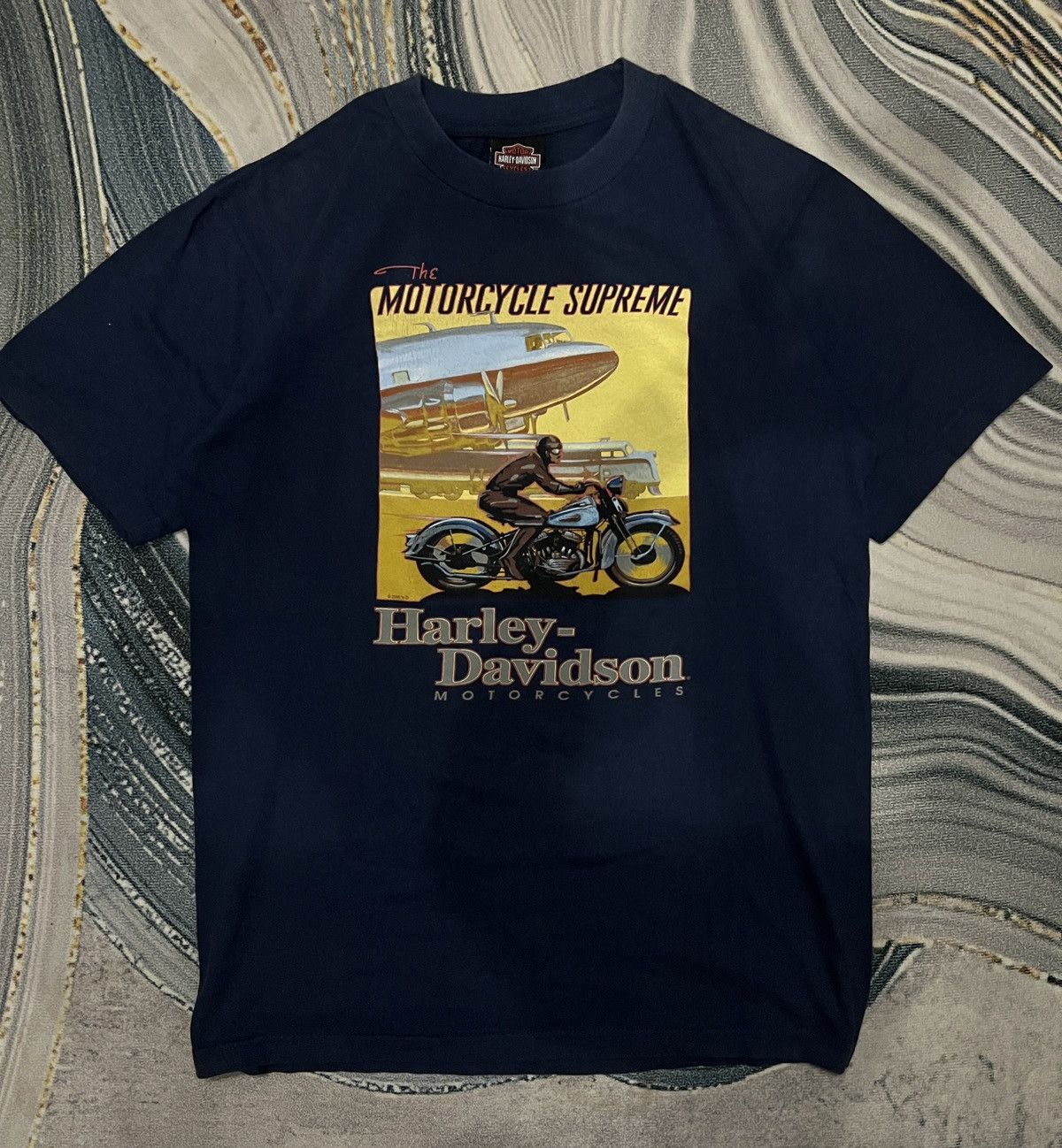 Harley Davidson Vintage Harley-Davidson “The Motorcycle Supreme” Graphic Tee Size US M / EU 48-50 / 2 - 1 Thumbnail