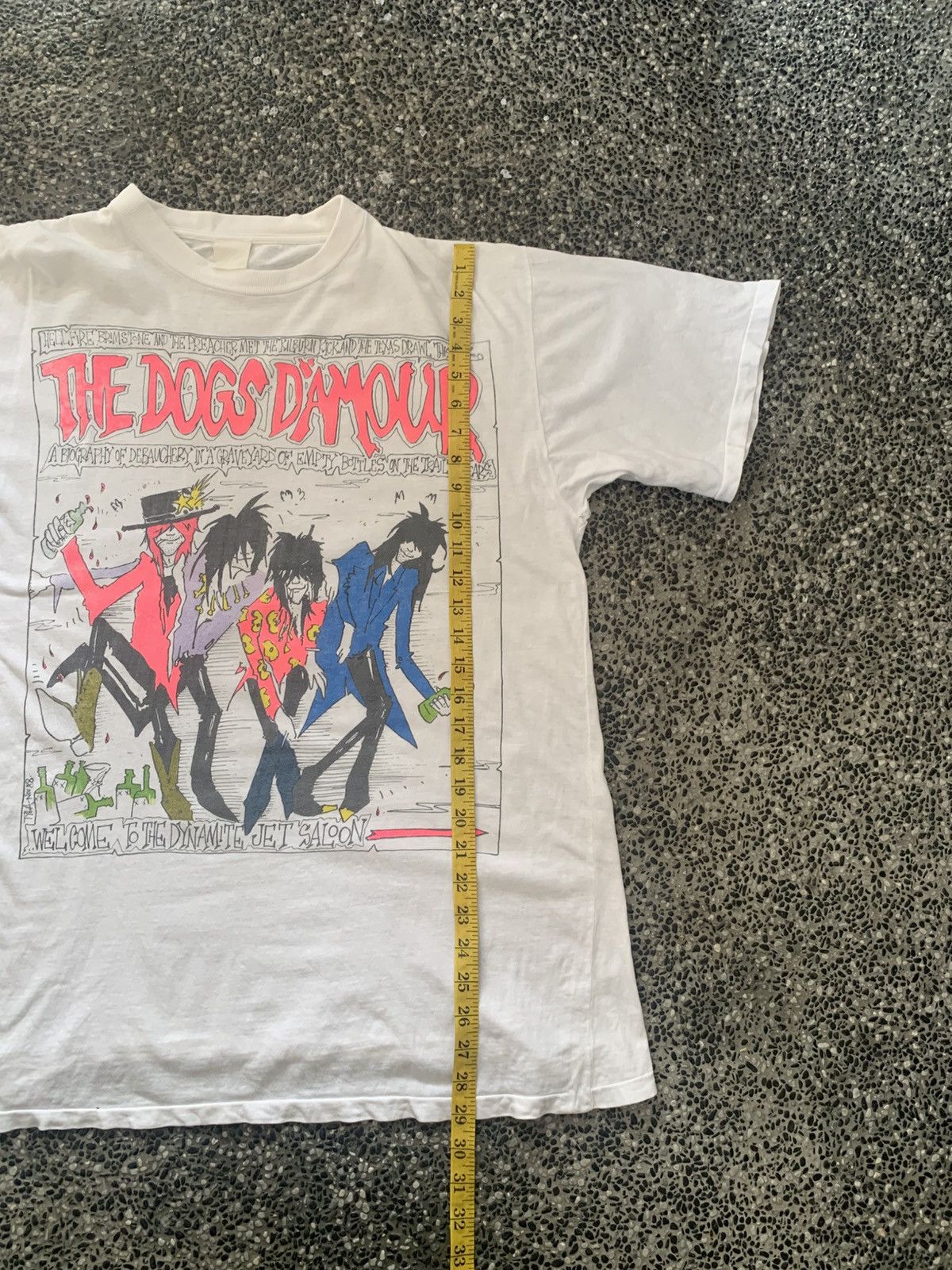Band Tees × Vintage Vintage 90s The Dogs D”Amour English Rock Band T shirt Size US L / EU 52-54 / 3 - 8 Thumbnail