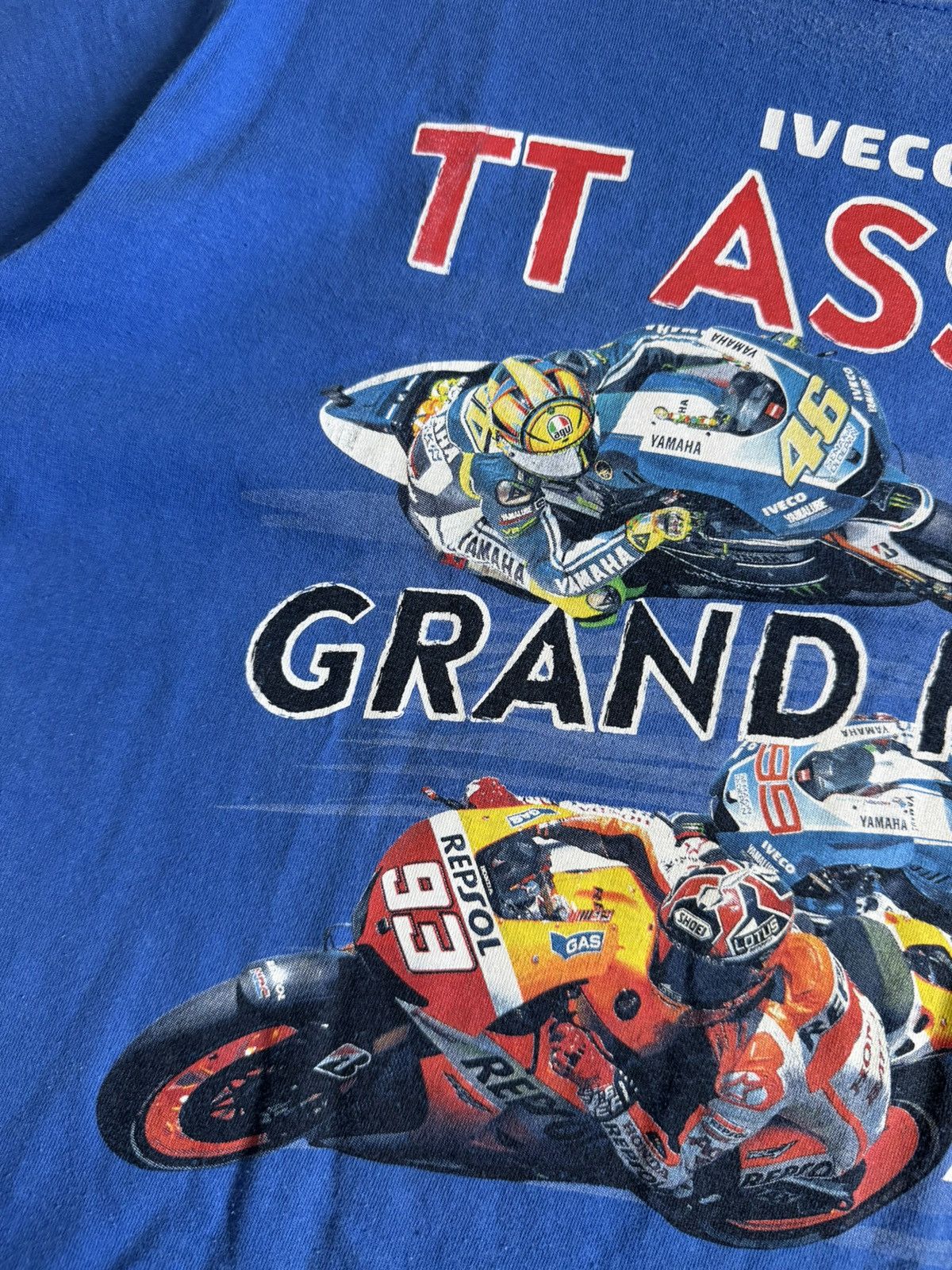 Vintage Grand Prix IVECO Motogp TT ASSEN racing 2013 tshirt tee 00s Size US L / EU 52-54 / 3 - 10 Thumbnail